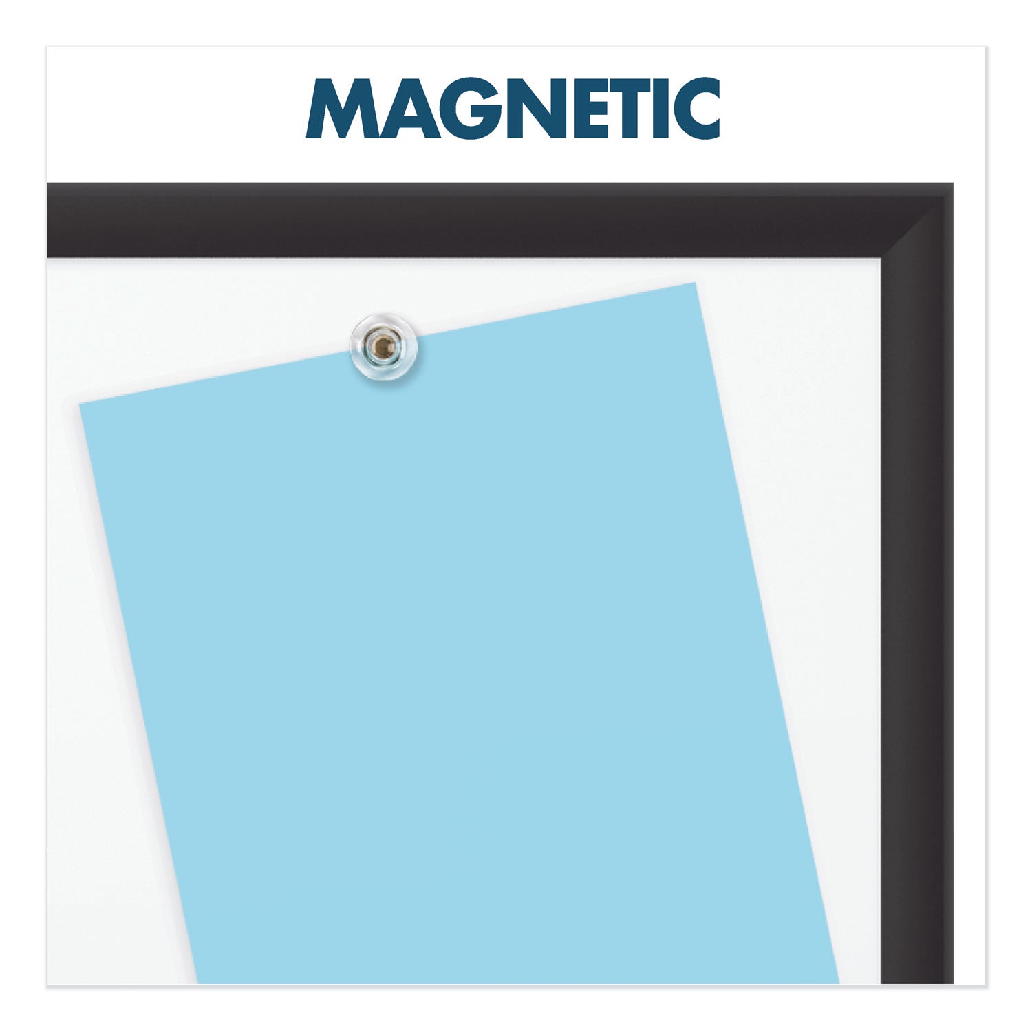 Quartet DuraMax Classic Whiteboard, 60" x 36", White Porcelain Surface, Black Aluminum Frame, Magnetic, Rectangle, Horizontal/Vertical, Includes 1 Board, 4 Markers, Marker Tray, Mounting Hardware