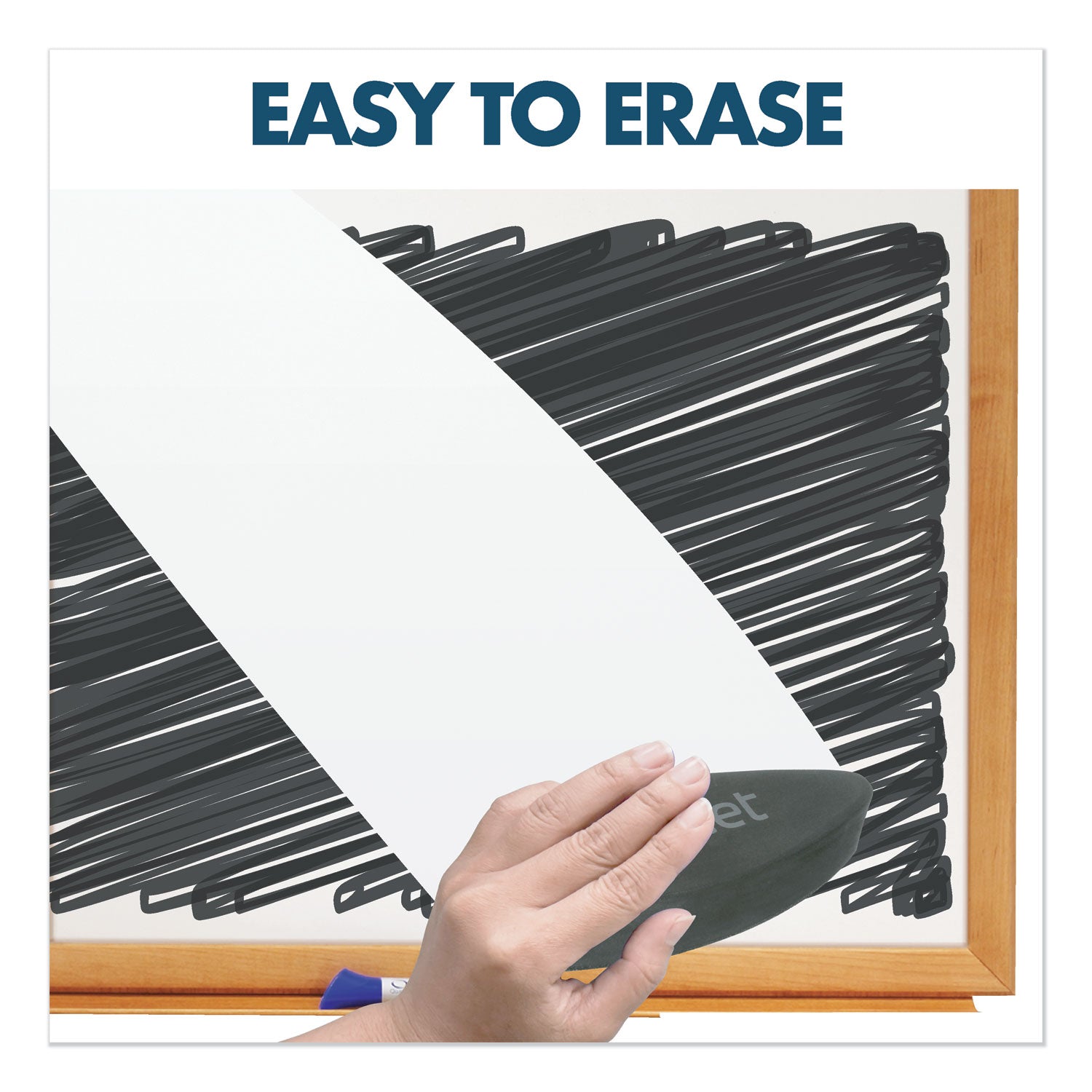 Quartet Standard Combination Whiteboard/Cork Bulletin Board - 36" (3 ft) Width x 24" (2 ft) Height - White Melamine Surface - Oak Frame - Rectangle - Horizontal/Vertical - 1 Each