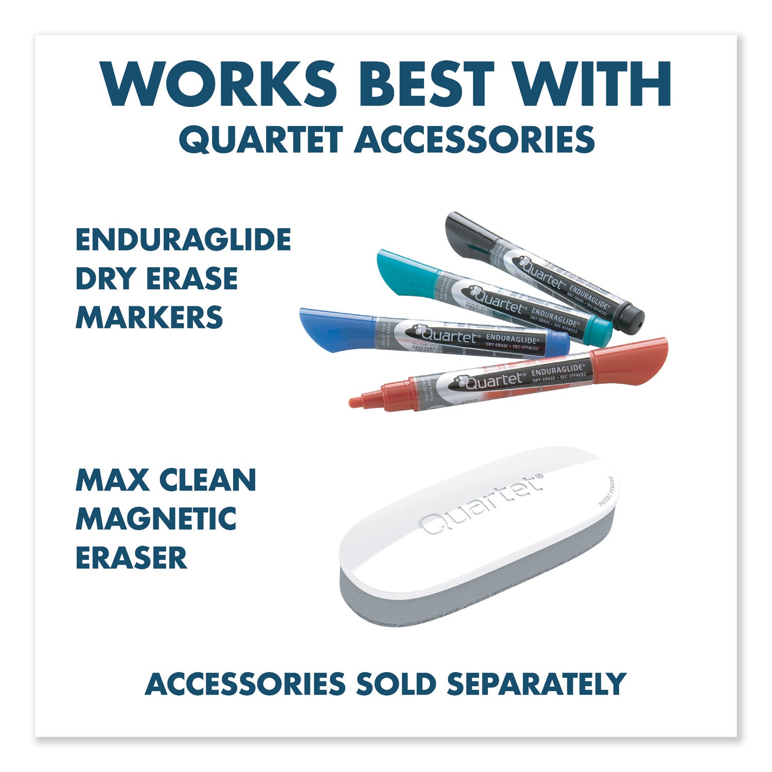 Quartet Fusion Nano-Clean Magnetic Dry-Erase Board - 72" (6 ft) Width x 48" (4 ft) Height - White Surface - Silver Aluminum Frame - Horizontal/Vertical - Magnetic - 1 Each