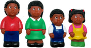 African American Family, Set of 4