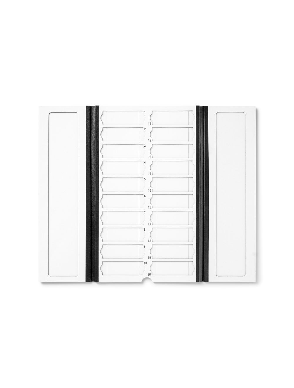 United Scientific® 20-Place Slide Tray, Cardboard