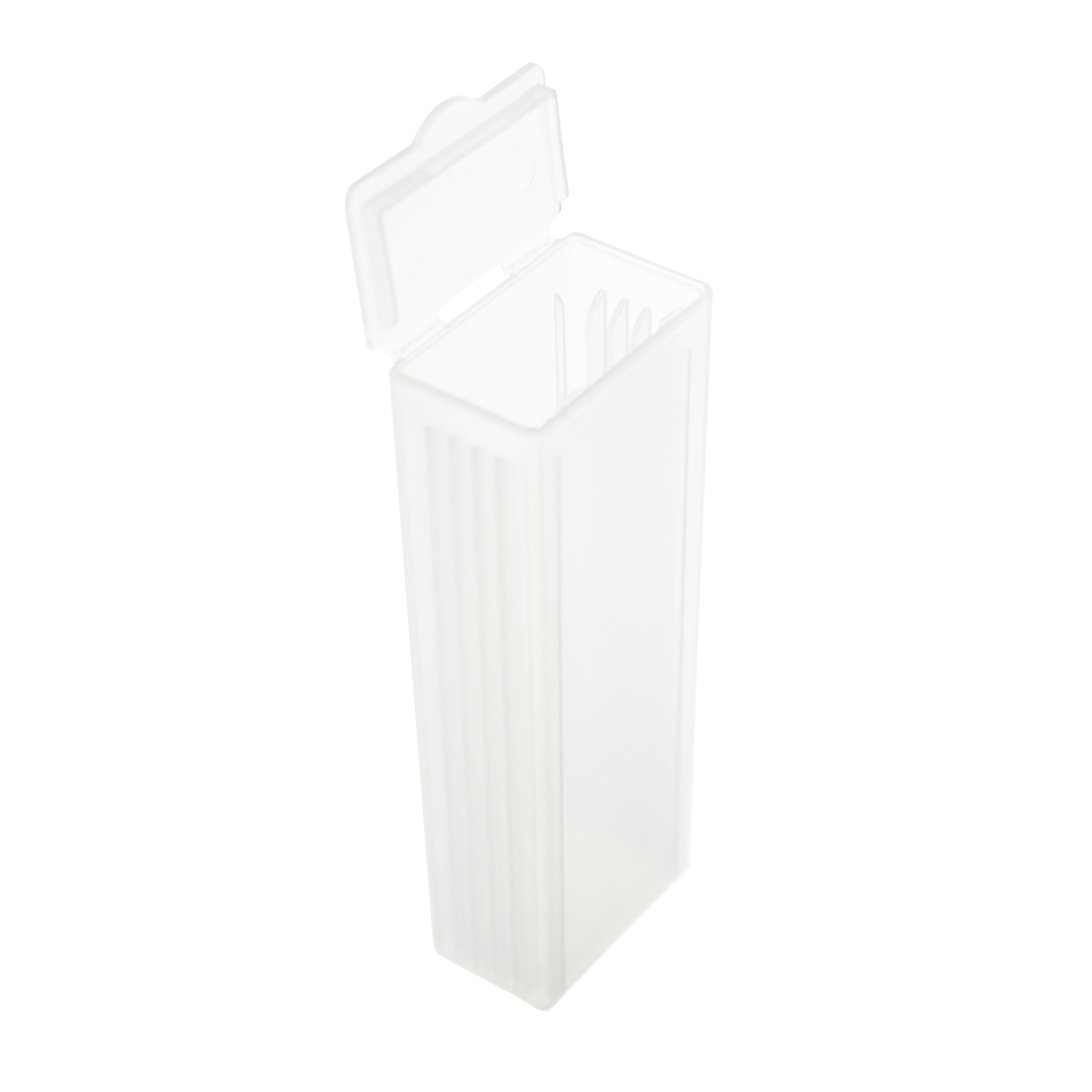 United Scientific® 5-Place Slide Mailer with Hinge Cap, PP, Neutral, Pk/100, comes with 100