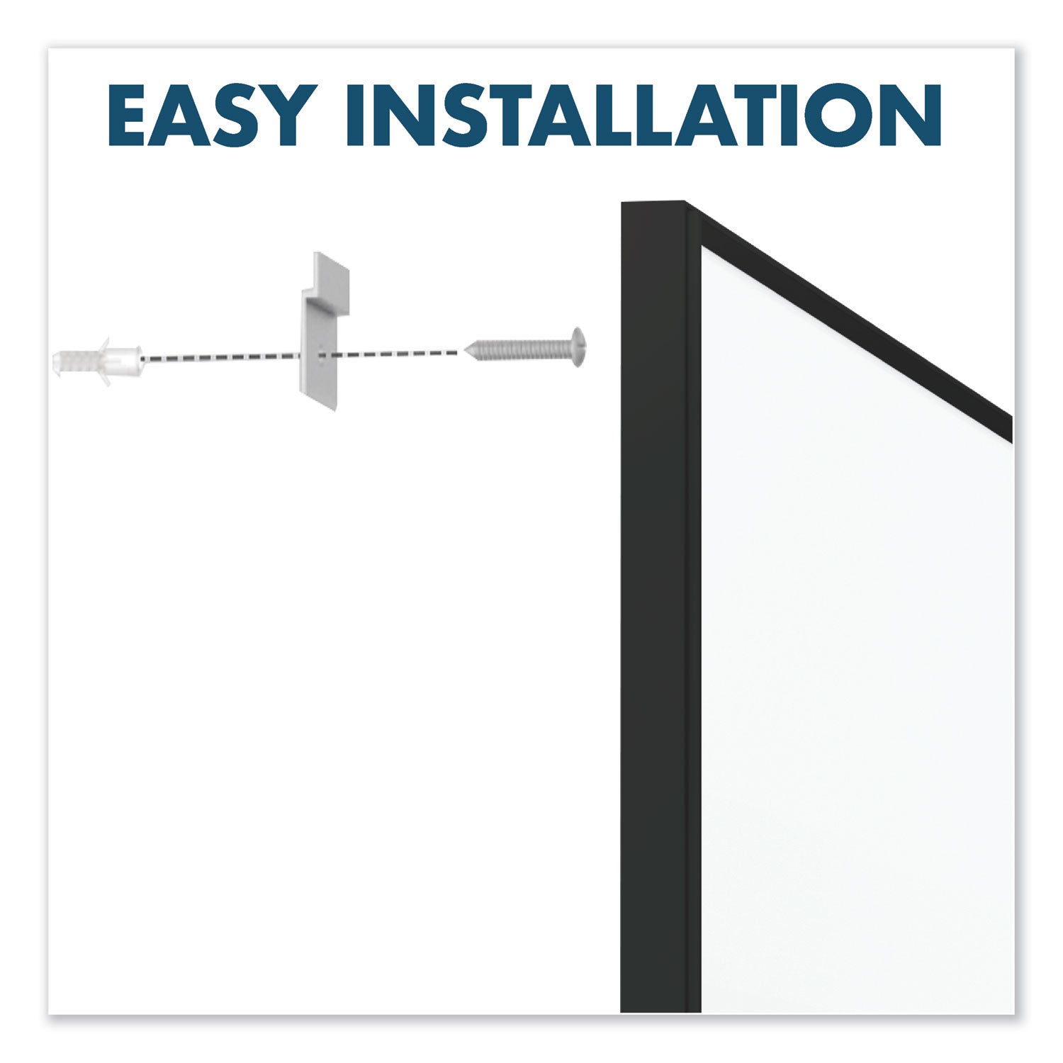 Quartet Fusion Nano-Clean Magnetic Dry-Erase Board - 48" (4 ft) Width x 36" (3 ft) Height - White Surface - Black Aluminum Frame - Horizontal/Vertical - Magnetic - 1 Each