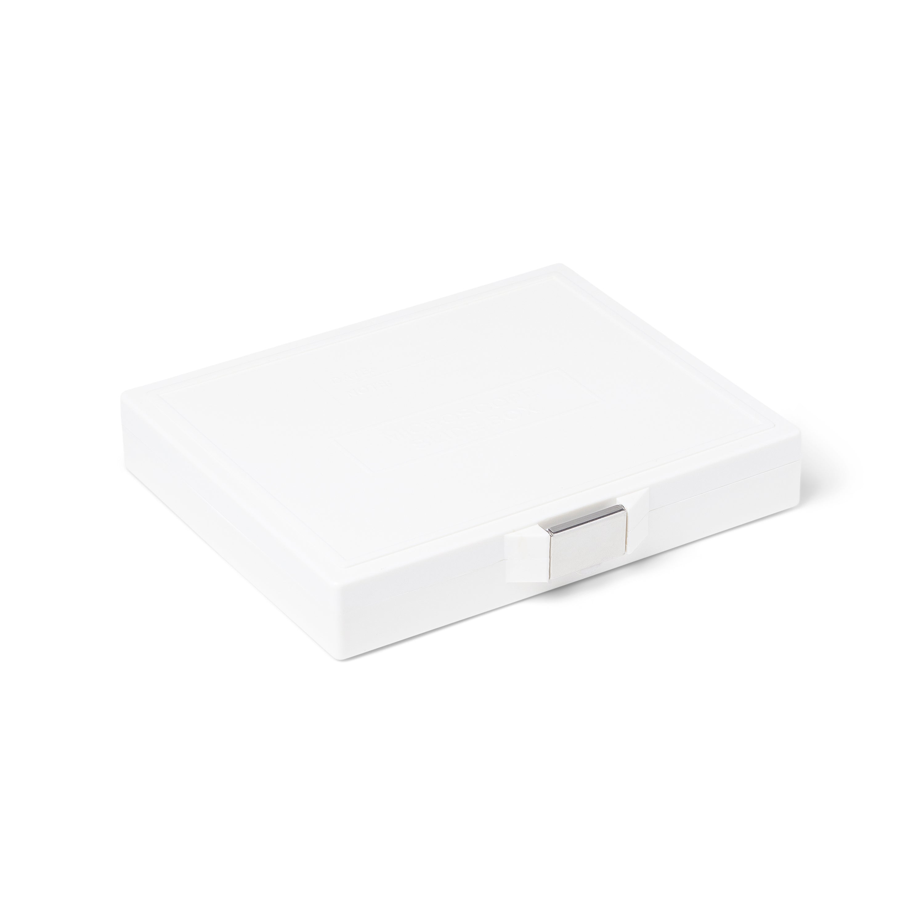 United Scientific® 100-Place Microscope Slide Box, ABS, White