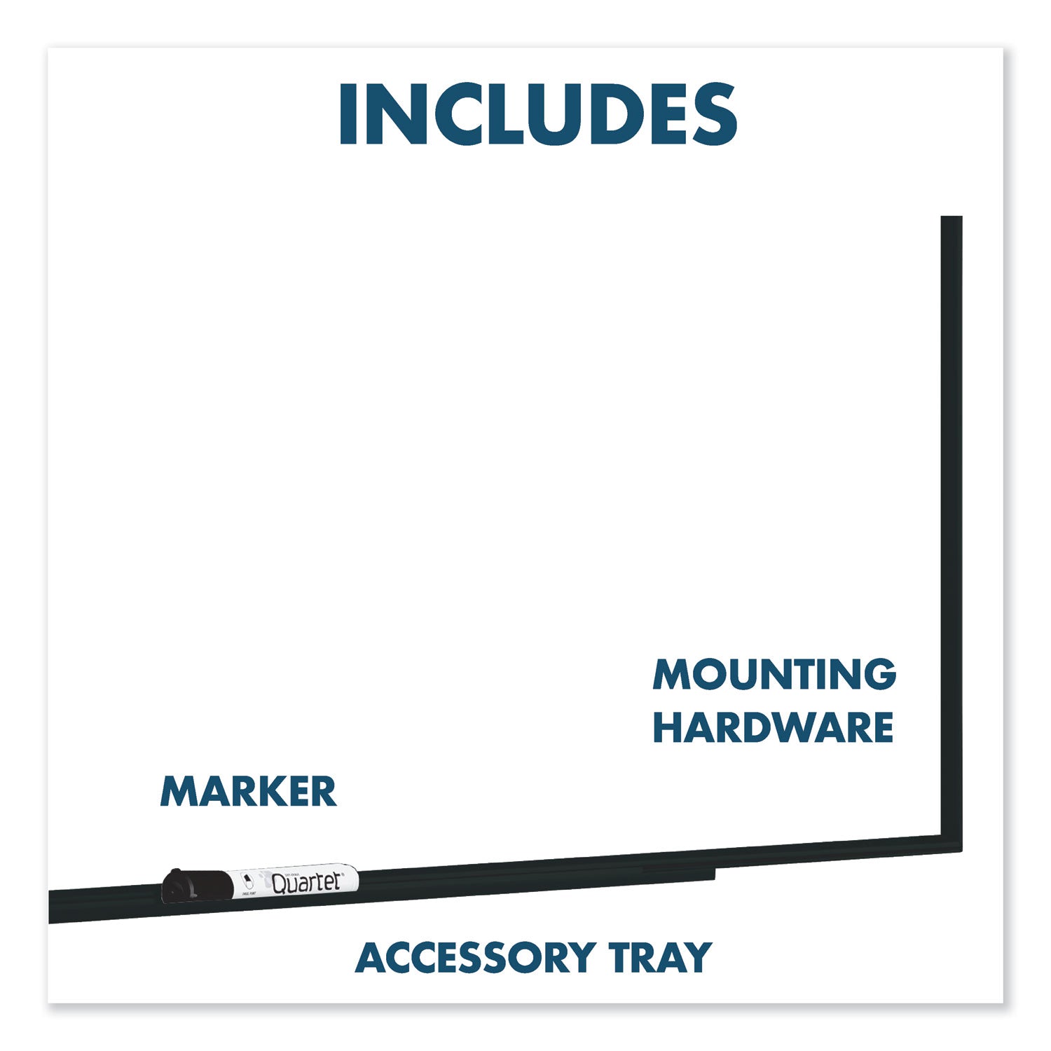 Quartet Fusion Nano-Clean Magnetic Dry-Erase Board - 48" (4 ft) Width x 36" (3 ft) Height - White Surface - Black Aluminum Frame - Horizontal/Vertical - Magnetic - 1 Each