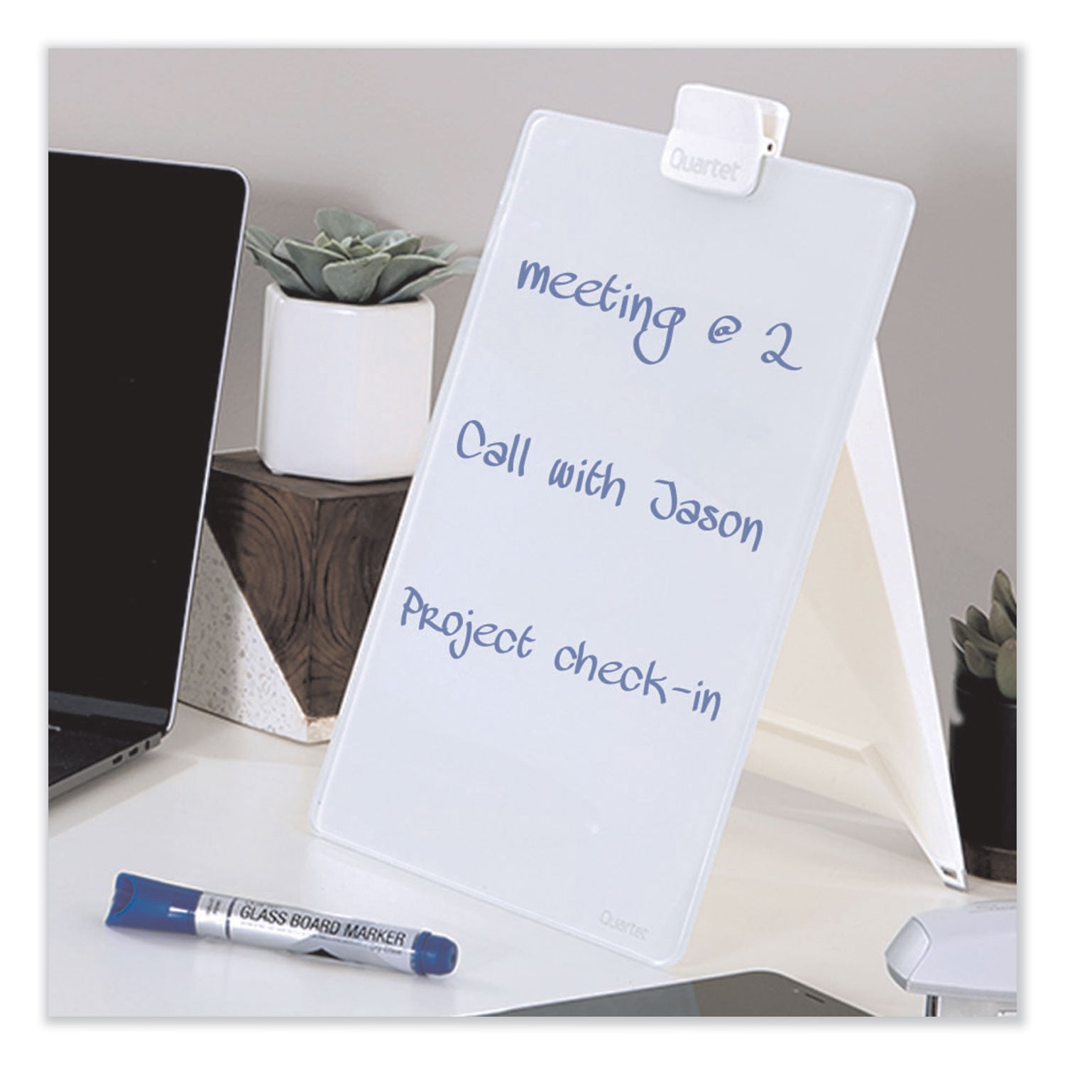 9" (0.8 ft) Width x 11" (0.9 ft) Height - White Glass Surface - Rectangle - Horizontal/Vertical - Magnetic - 1 Each