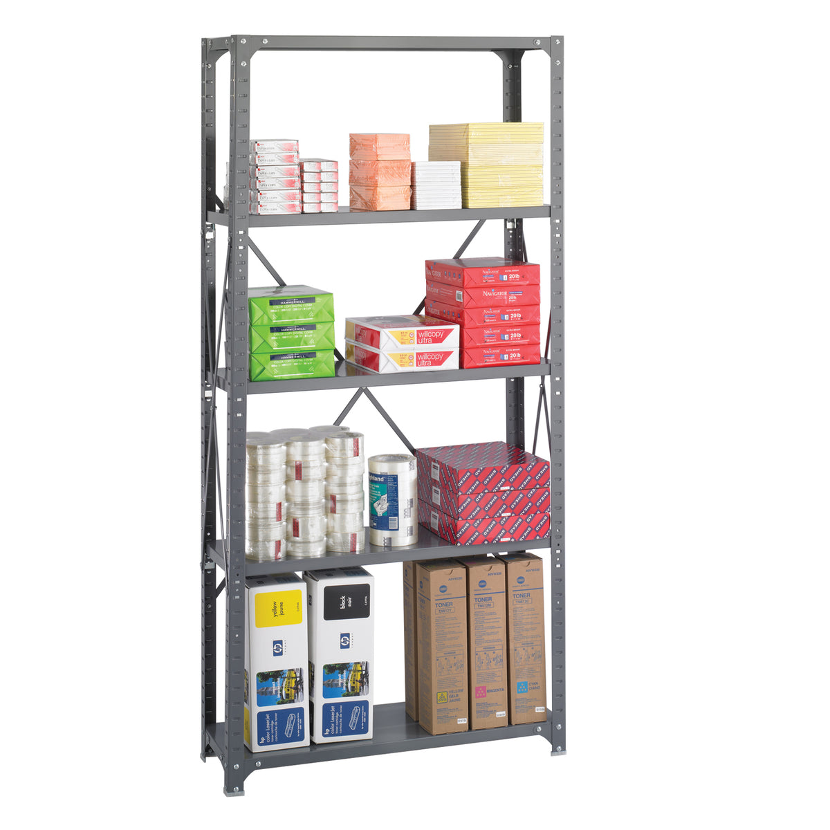 Shelving Steel Comm 5 Pack