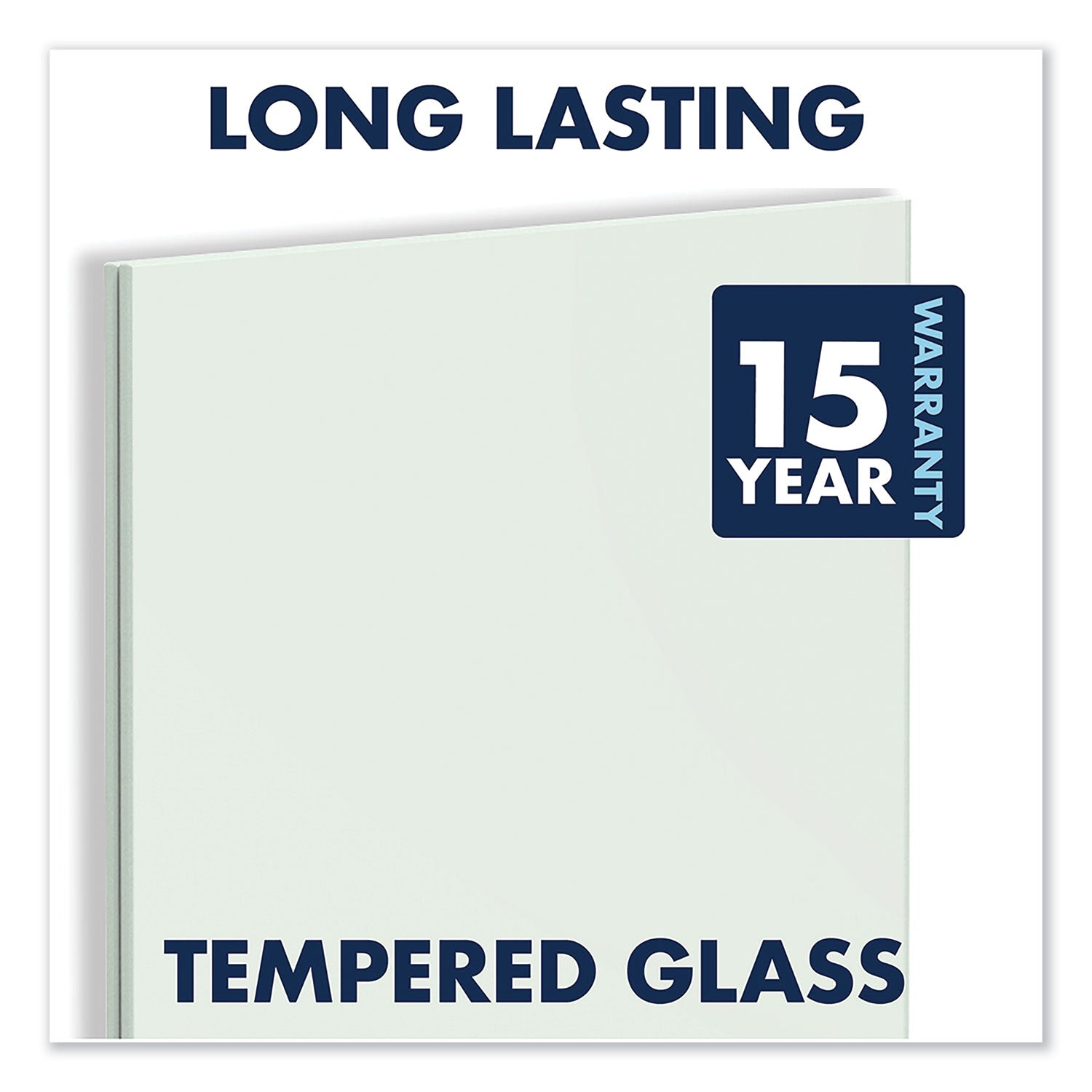 23" (1.9 ft) Width x 17" (1.4 ft) Height - White Glass Surface - Rectangle - Horizontal - Desktop - Magnetic - Frameless, Stain Resistant, Ghost Resistant - 1 Each
