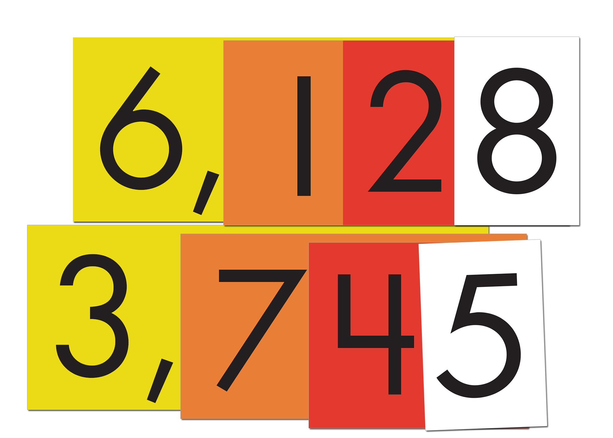 Sensational Math™ Place Value Cards: 4-Value Whole Numbers