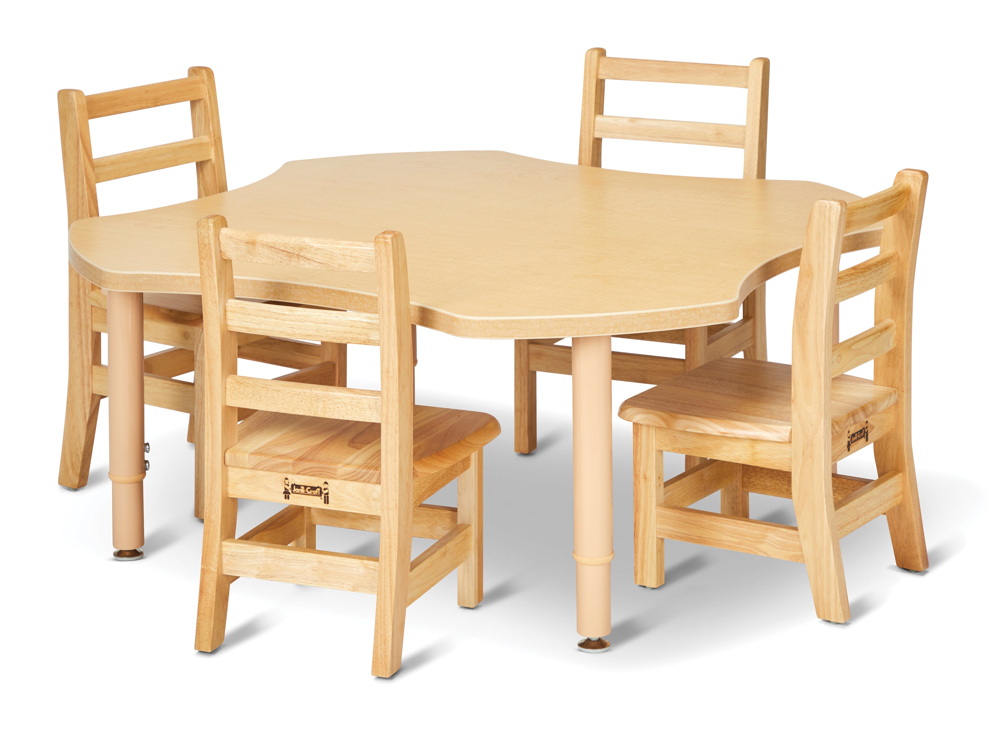 Jonti-Craft® Purpose+ Four Leaf Table