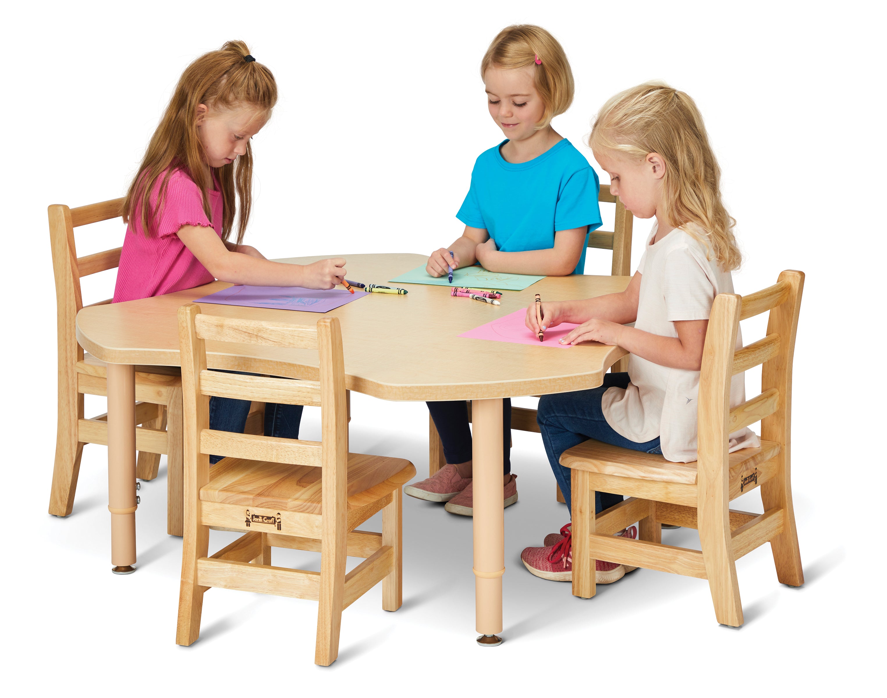 Jonti-Craft® Purpose+ Four Leaf Table