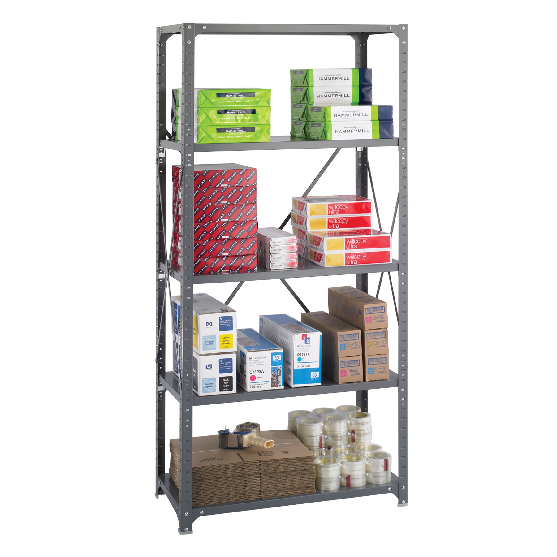 Shelving Steel Comm 5 Pack