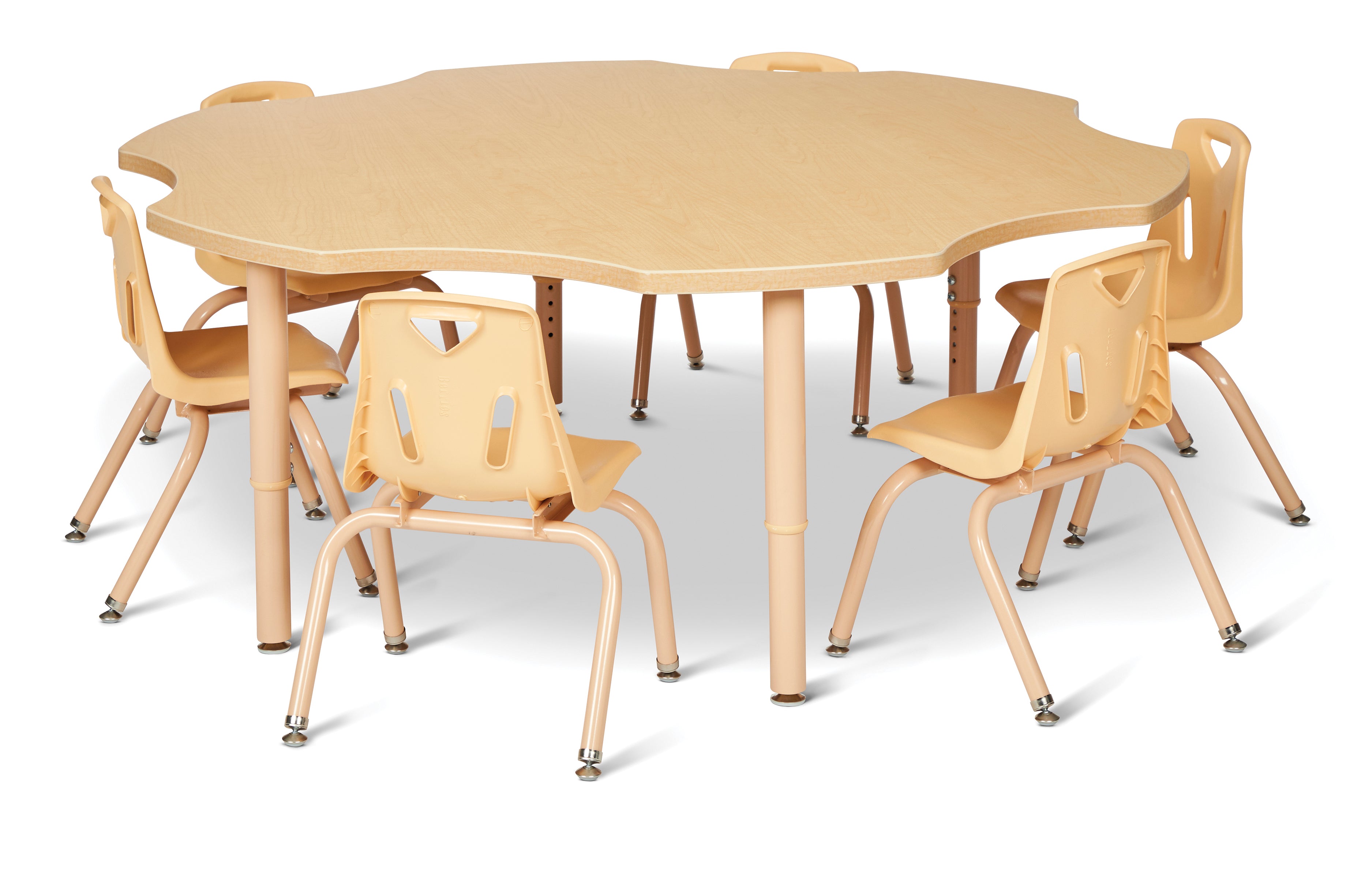 Jonti-Craft® Purpose+ Six leaf Table