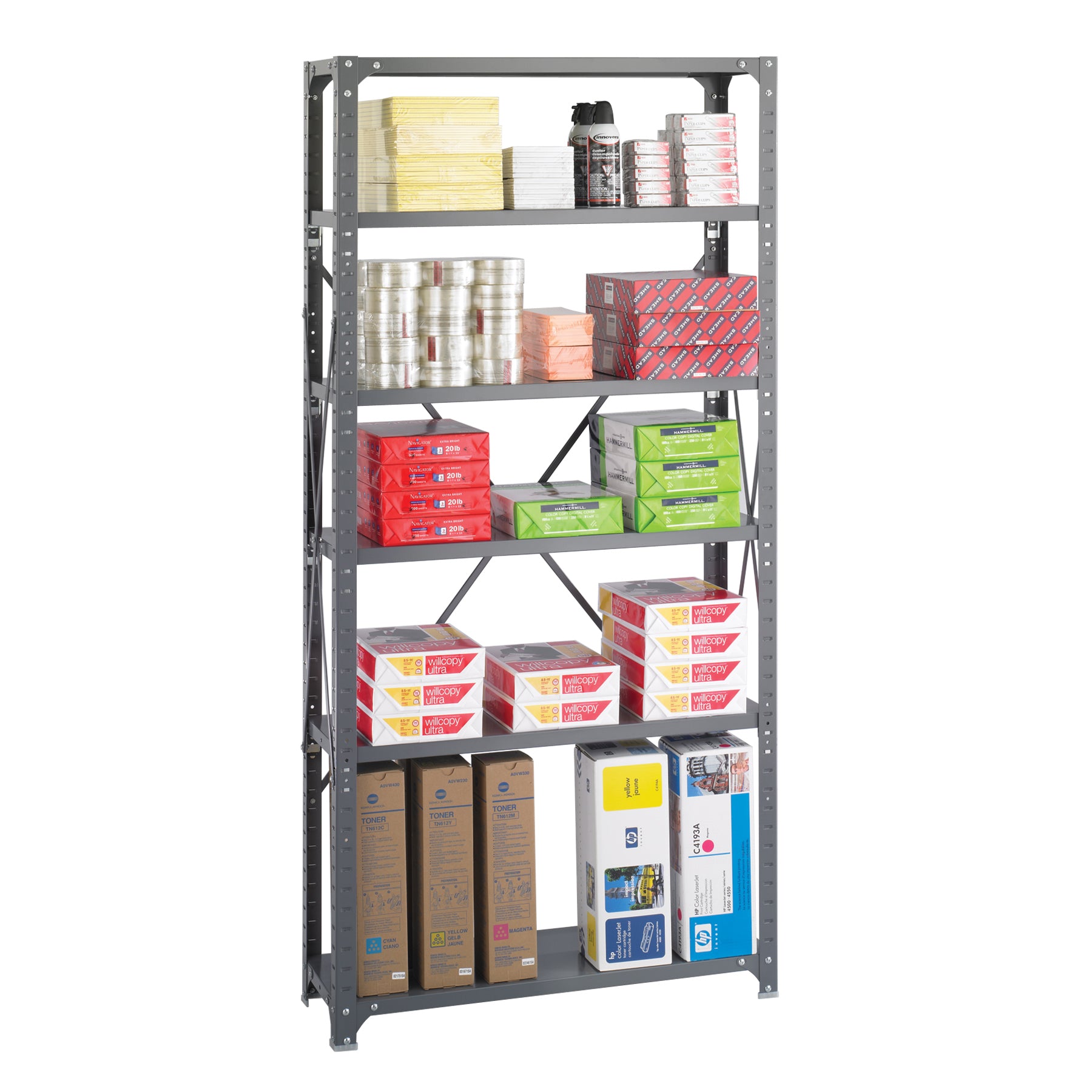Shelving Steel Comm 6 Pack