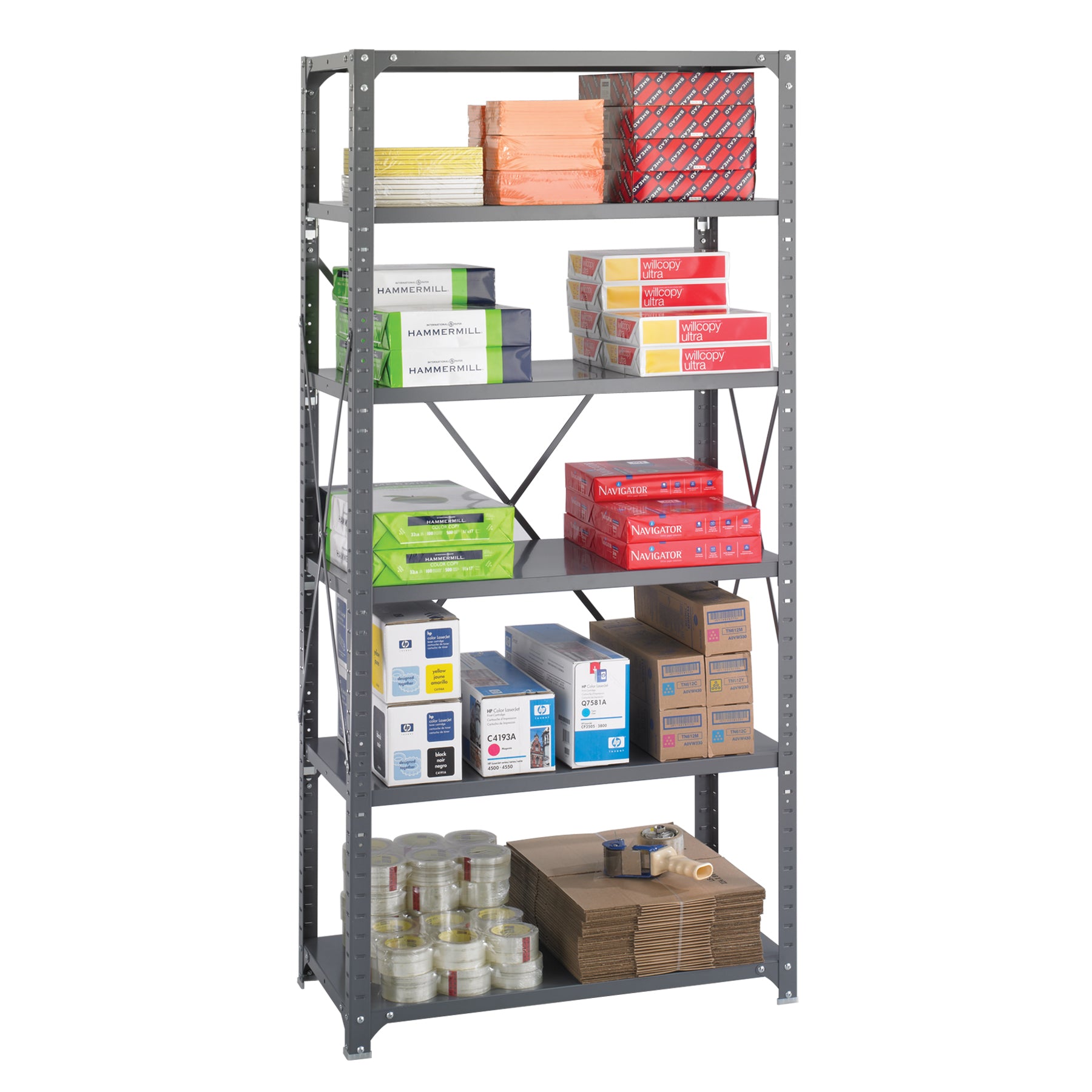 Shelving Steel Comm 6 Pack