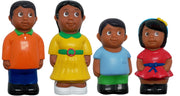 Hispanic Family, Set of 4