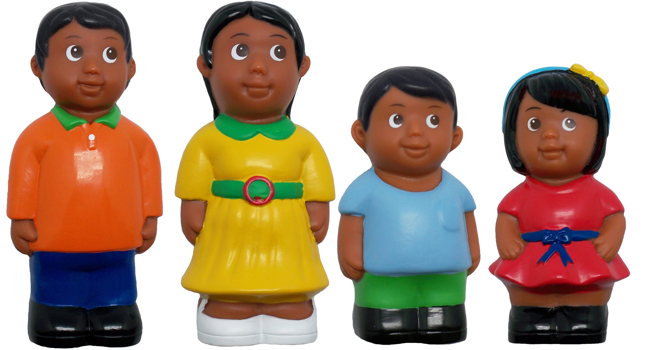 Hispanic Family, Set of 4