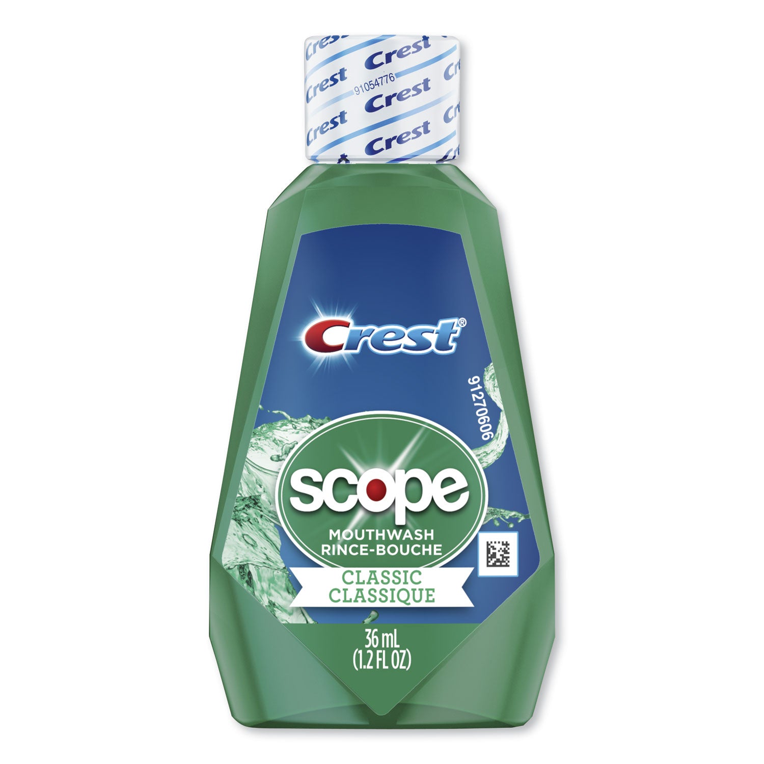 Crest Scope Classic Mouthwash - For Bad Breath - Mint - 1.20 fl oz - 180 / Carton