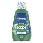 Crest Scope Classic Mouthwash - For Bad Breath - Mint - 1.20 fl oz - 180 / Carton