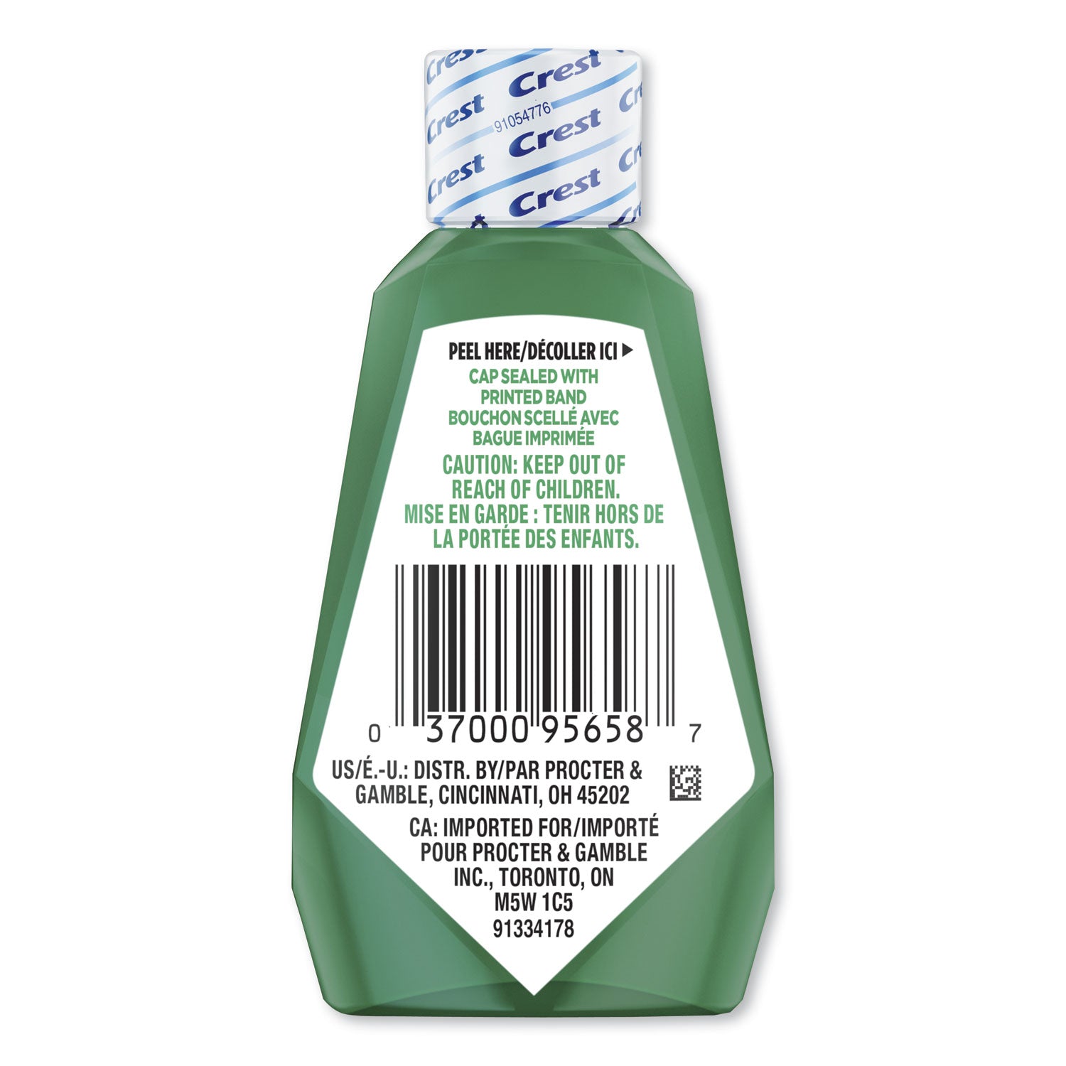 Crest Scope Classic Mouthwash - For Bad Breath - Mint - 1.20 fl oz - 180 / Carton