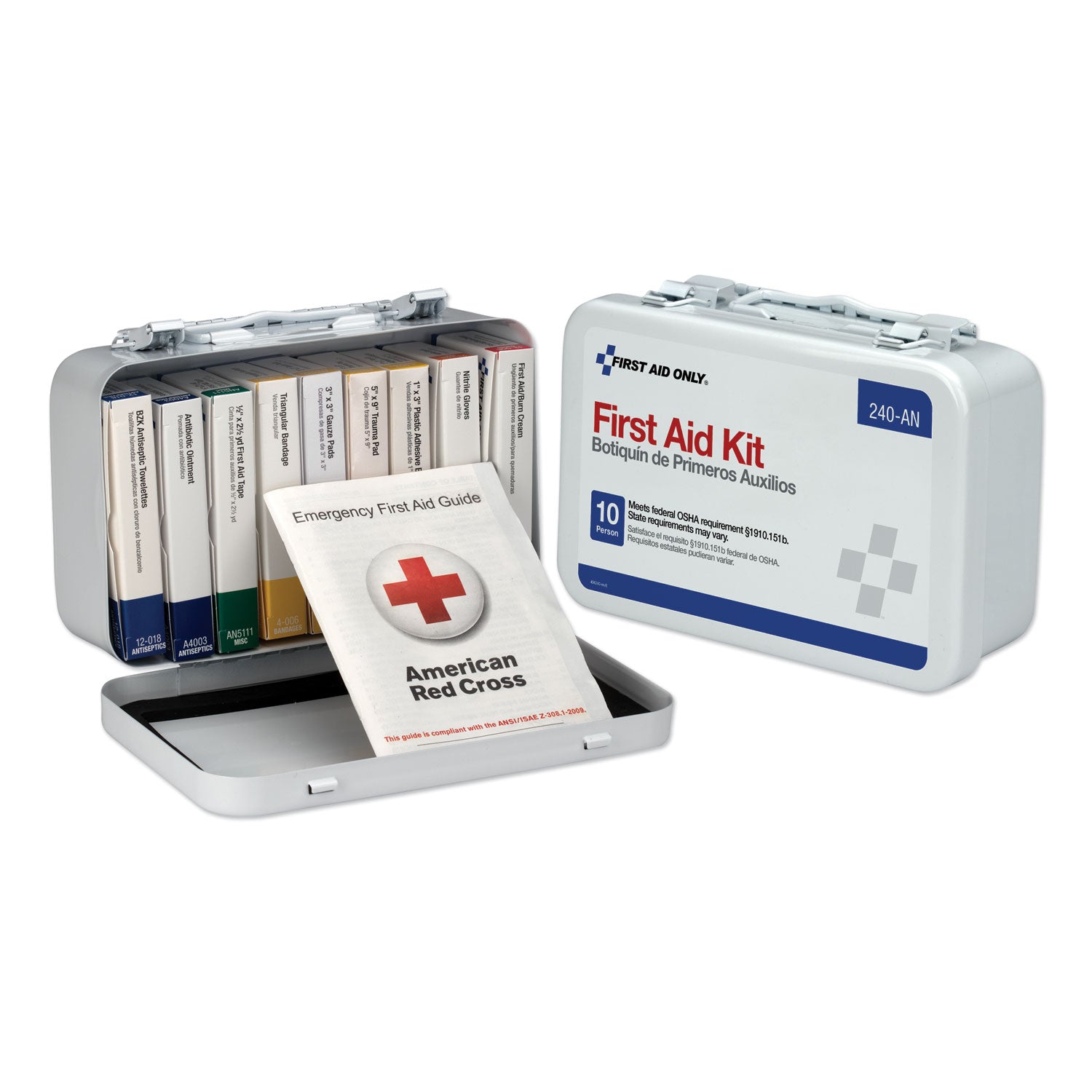 64 x Piece(s) For 10 x Individual(s) - 4.5" Height x 7.5" Width x 2.4" Depth - Metal Case - 1 Each