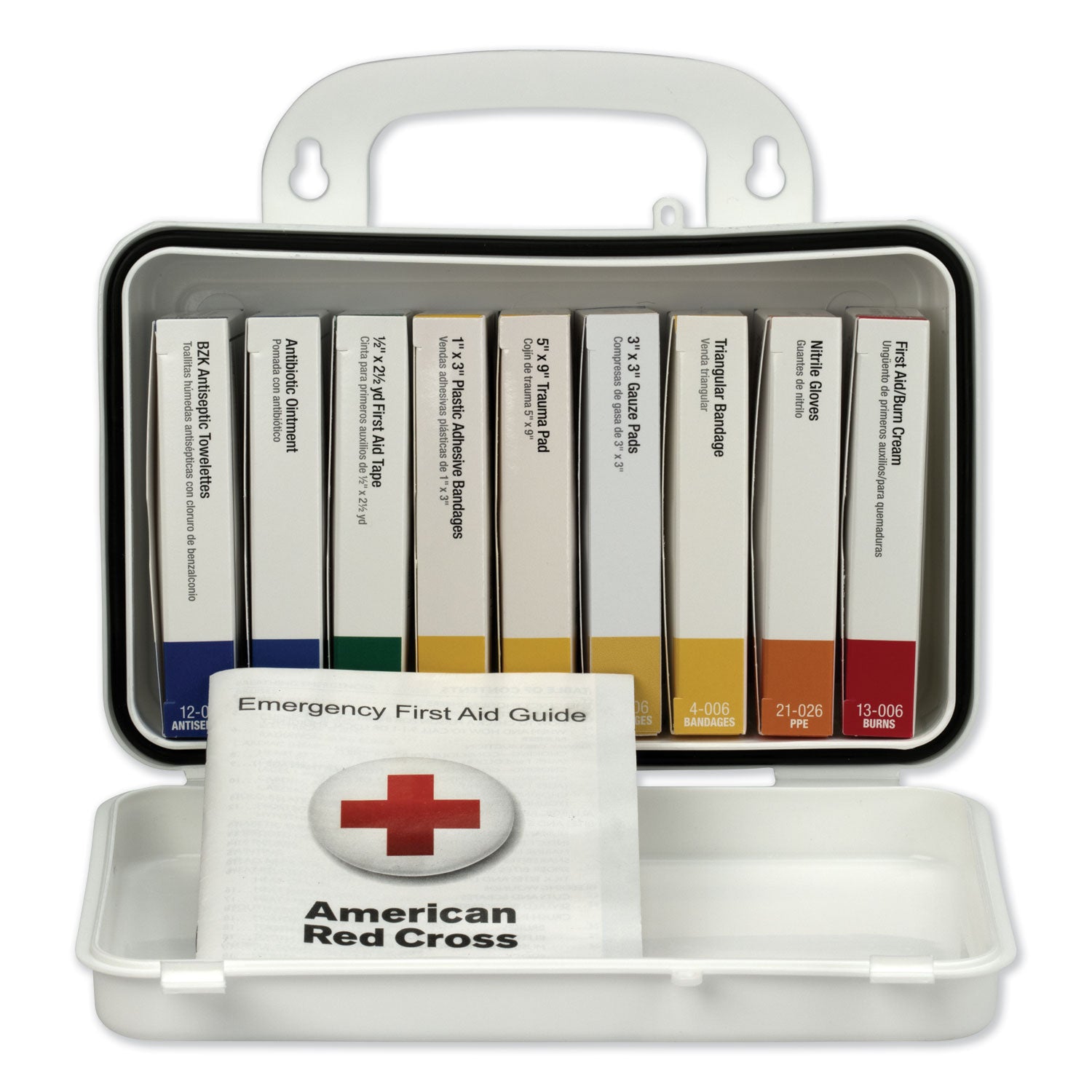 64 x Piece(s) - 4.6" Height x 7.7" Width x 2.4" Depth - Plastic Case - White - 1 Each
