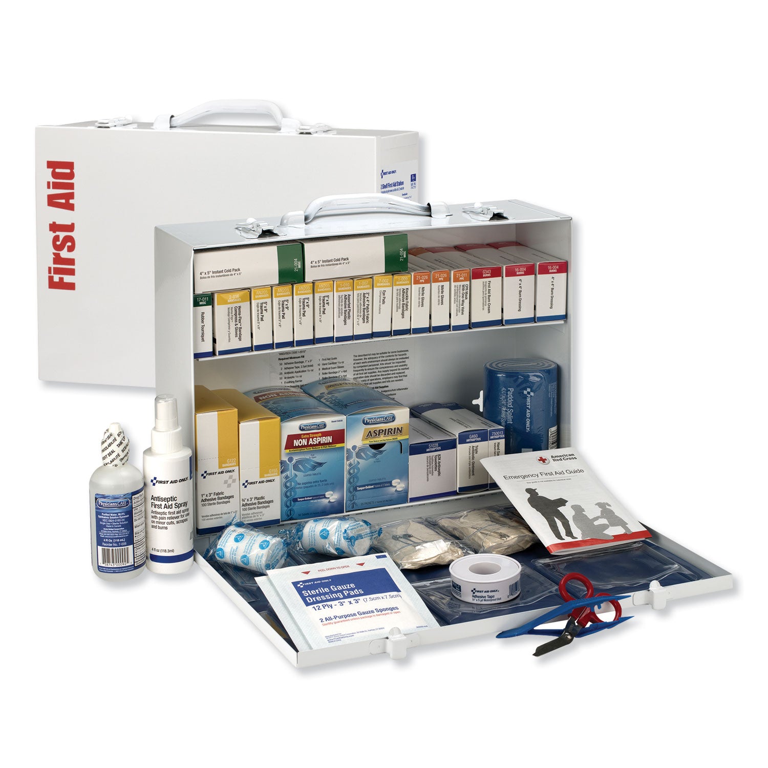 446 x Piece(s) For 75 x Individual(s) - 11" Height x 15.3" Width x 4.5" Depth - Steel Case - 1 Kit
