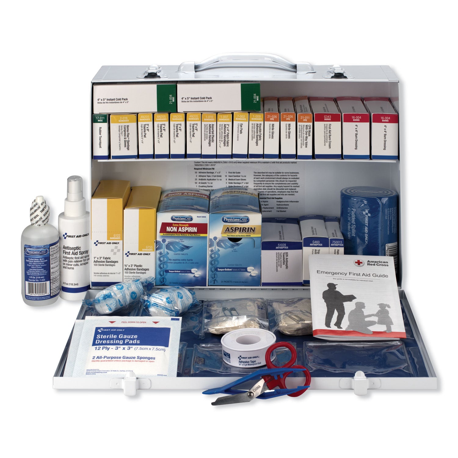 446 x Piece(s) For 75 x Individual(s) - 11" Height x 15.3" Width x 4.5" Depth - Steel Case - 1 Kit