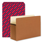 Smead Straight Tab Cut Legal Recycled File Pocket - 8 1/2" x 14" - 5 1/4" Expansion - 12.5 pt. - Redrope - Tear Proof, Reinforced Gusset, Rounded Corner - 30% Recycled - 50 / Box