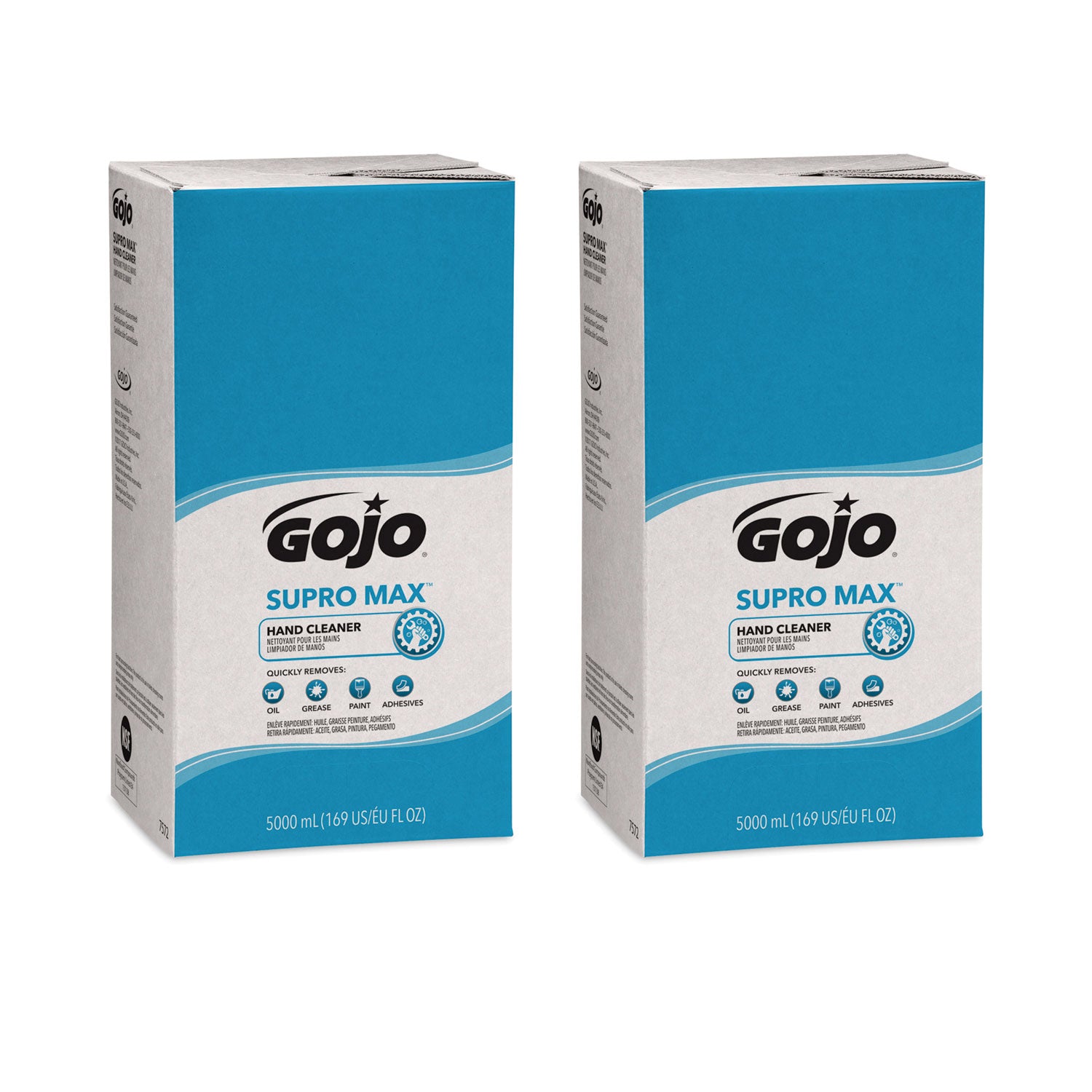 SUPRO MAX Heavy Duty Hand Cleaner, Refill for GOJO PRO TDX Dispenser, Floral Scent, 5,000 mL, 2/Carton