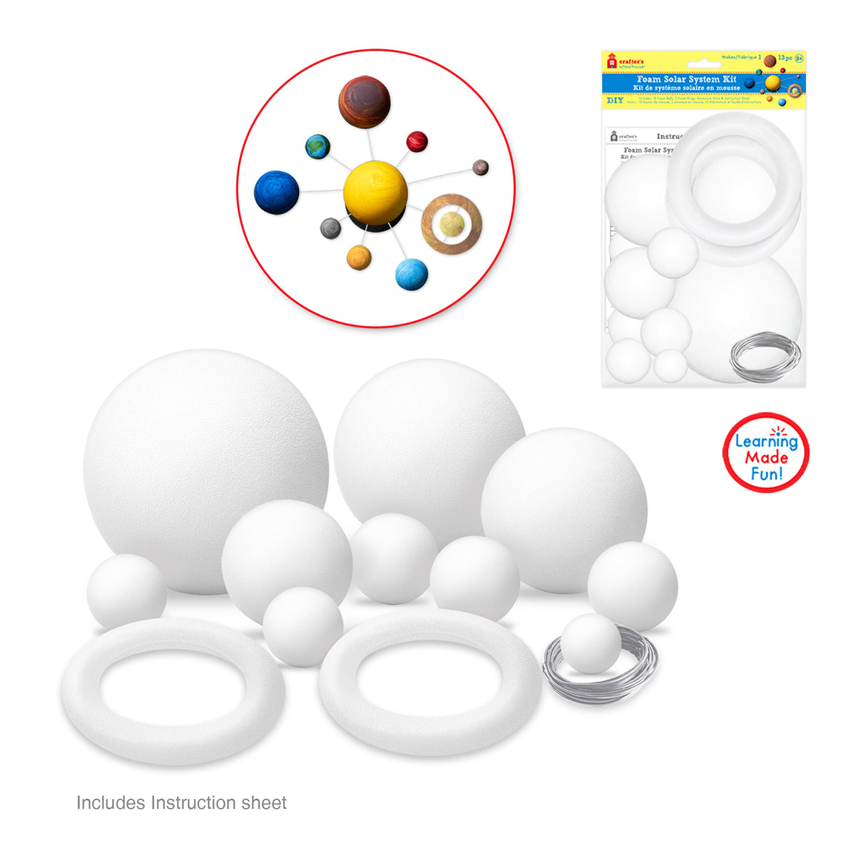 SCHOOLHOUSE SOLAR SYSTEM KIT 13PC