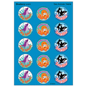 Sea Animals/Blueberry Stinky Stickers®, 60 Ct