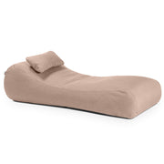Arlo Outdoor Bean Bag Sun Lounger - Pool and Patio Chaise Recliner, Petal