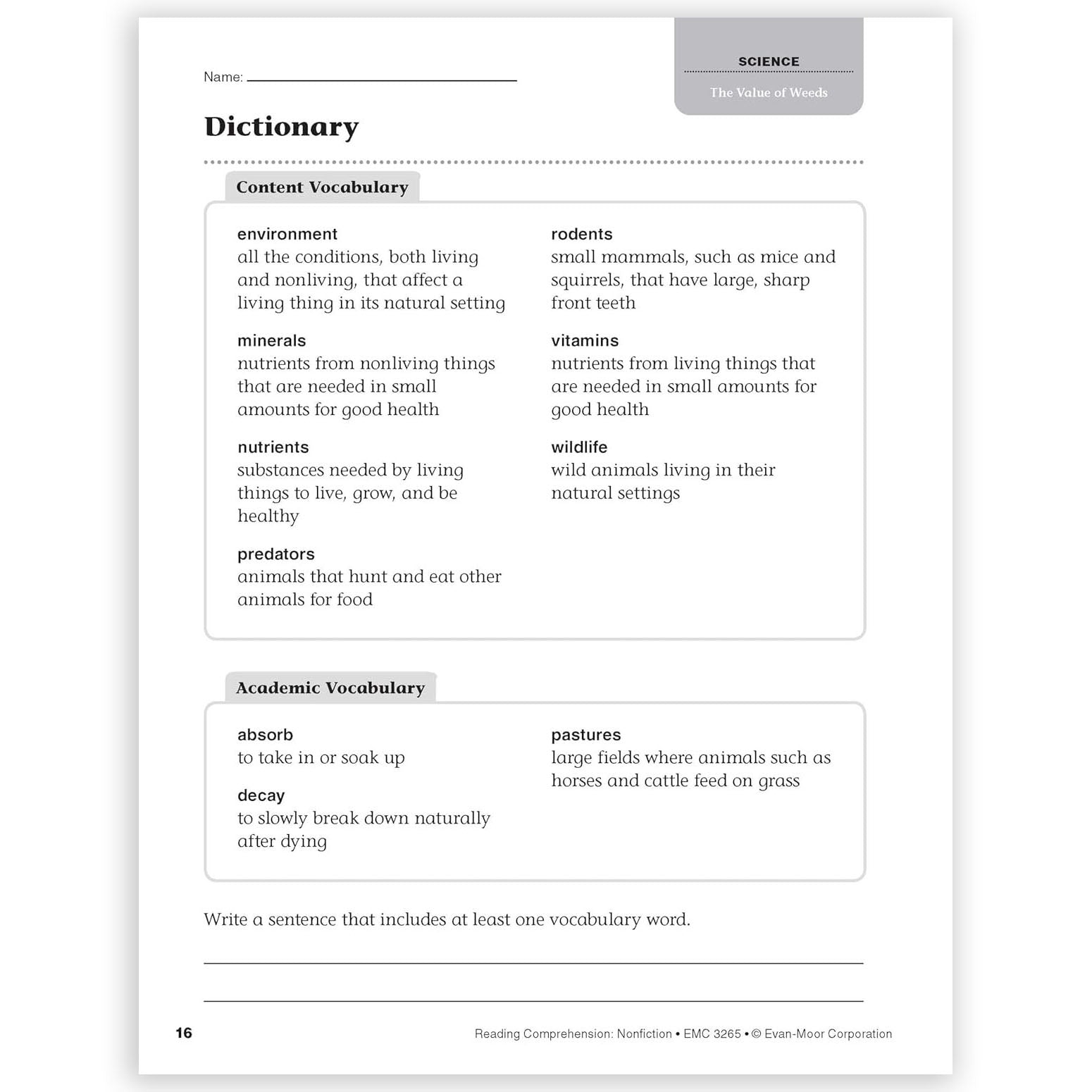 Reading Comprehension: Nonfiction, Grade 5