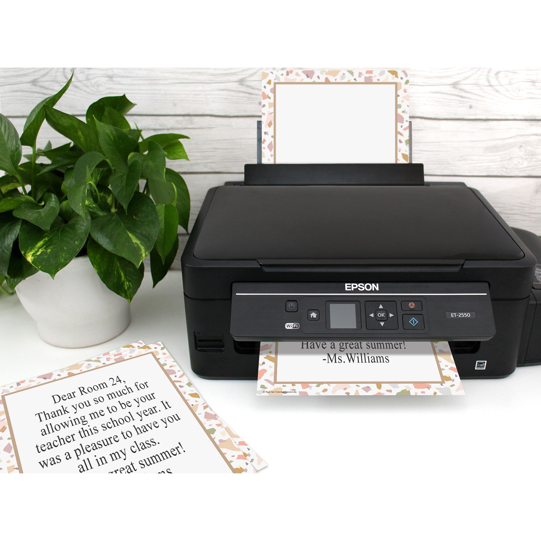 Terrazzo Tones Computer Paper, 50 Sheets