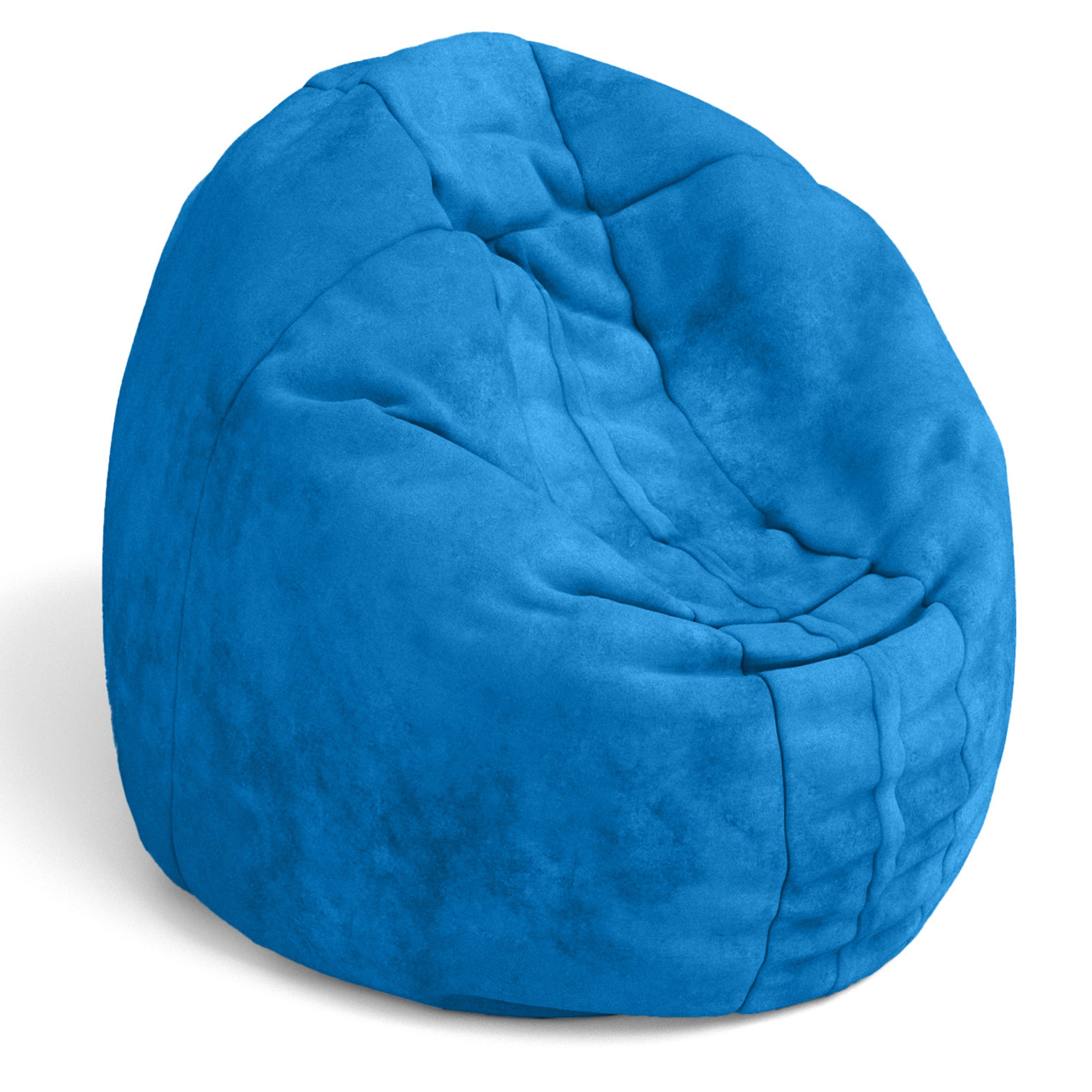 Jaxx Cocoon 4 Foot Bean Bag Chair and Crash Pad, Blueberry