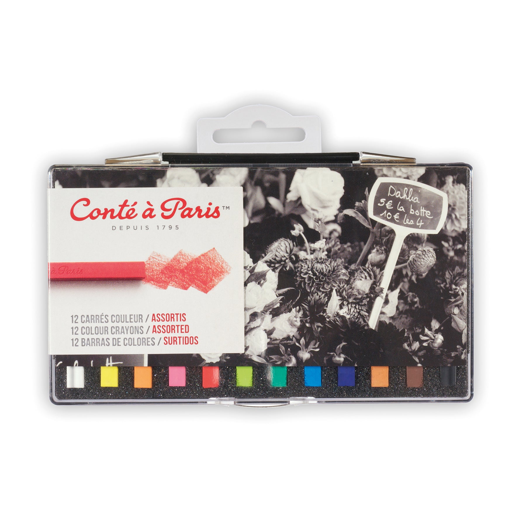 Carrés Couleurs Colour Crayons, Assorted, Set of 12