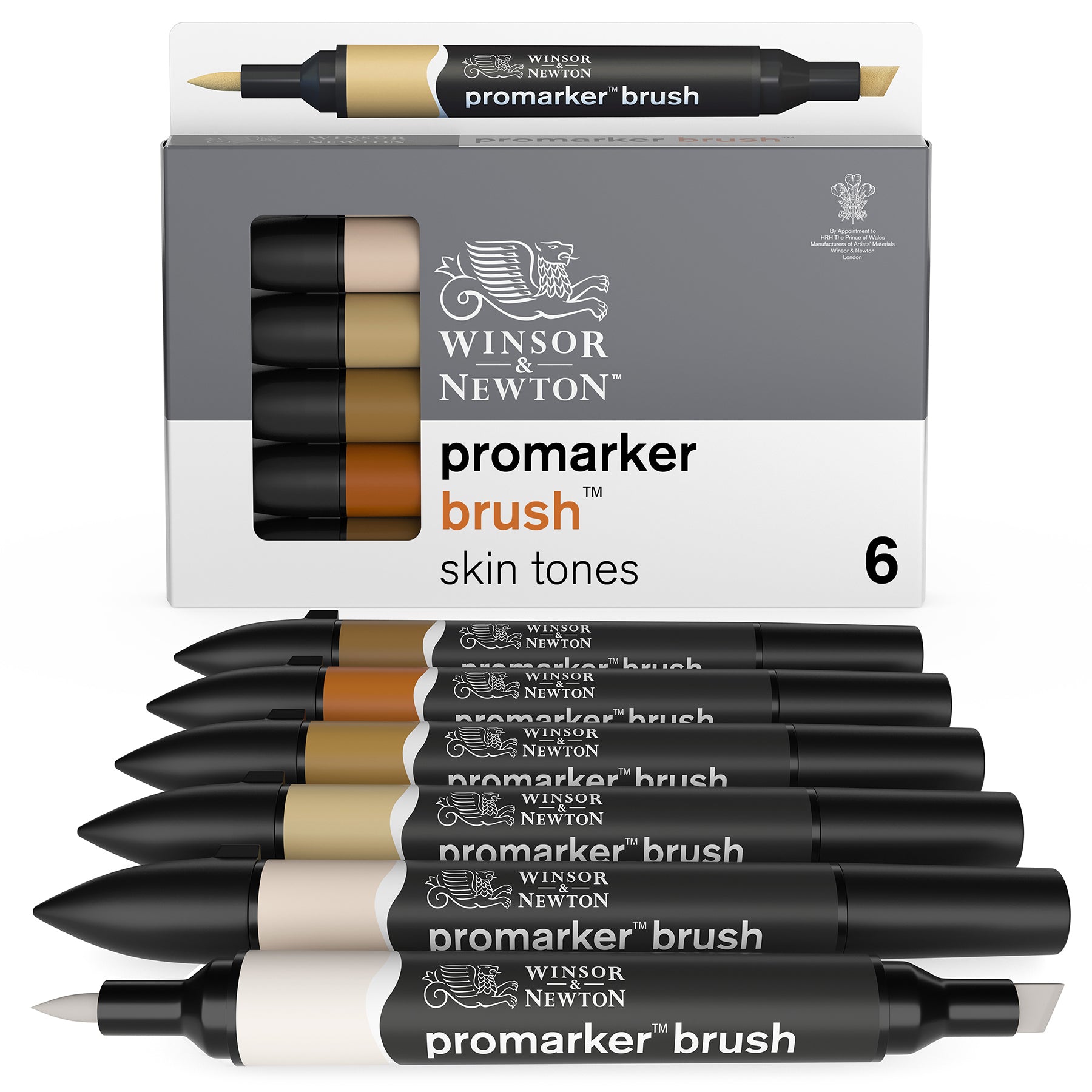 WN ProMarker Brush 6 Skin Tones
