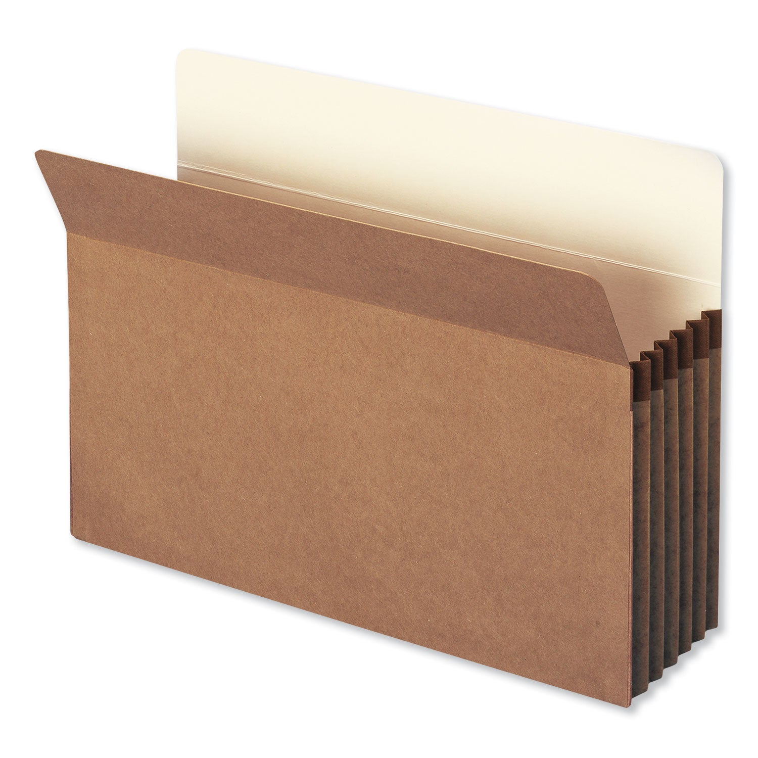 Smead Straight Tab Cut Legal Recycled File Pocket - 8 1/2" x 14" - 5 1/4" Expansion - 12.5 pt. - Redrope - Tear Proof, Reinforced Gusset, Rounded Corner - 30% Recycled - 50 / Box