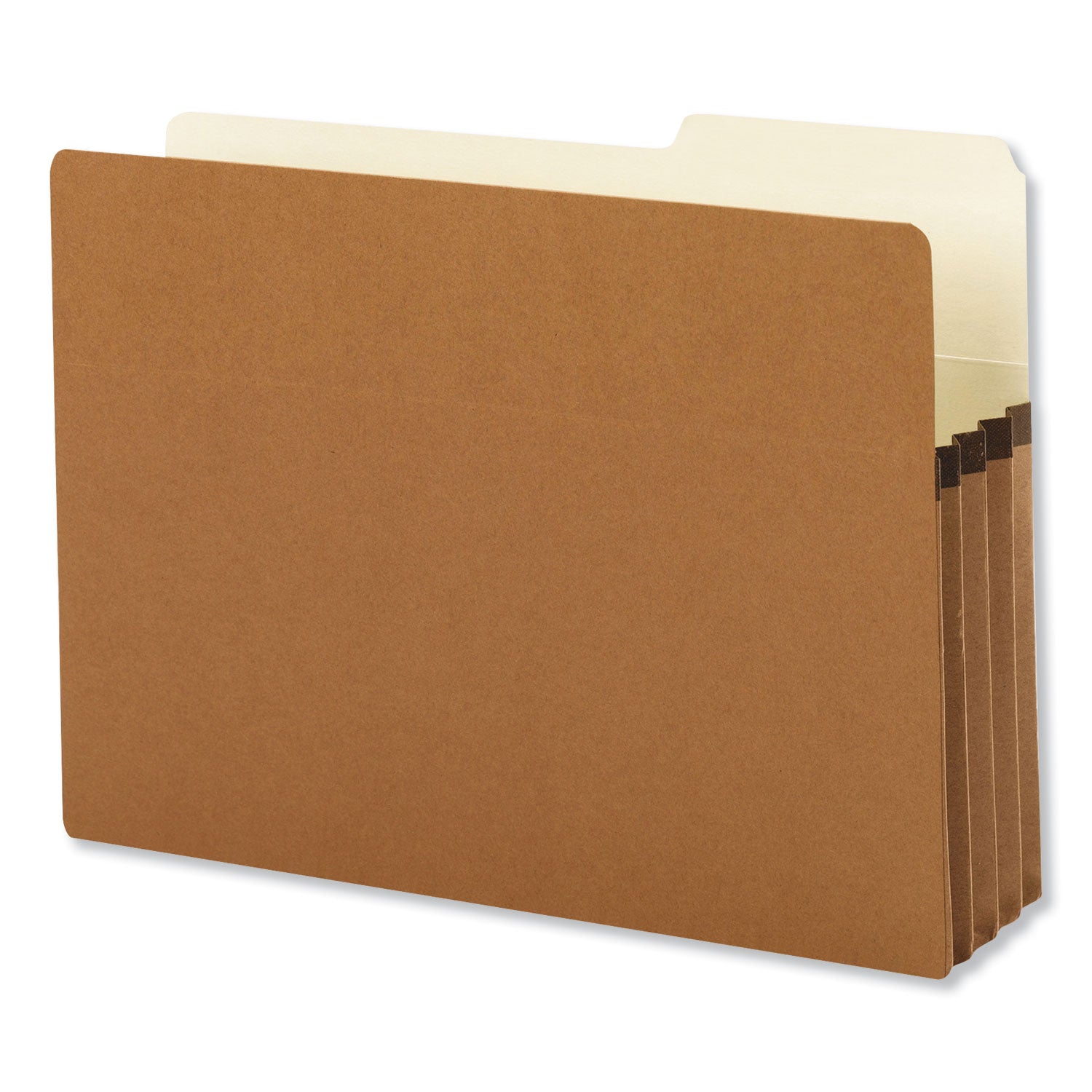 Smead 2/5 Tab Cut Legal Recycled File Pocket - 8 1/2" x 14" - 3 1/2" Expansion - Right Tab Position - 9 pt. - Redrope - Tear Resistant, Reinforced Gusset, Durable - 30% Recycled - 25 / Box