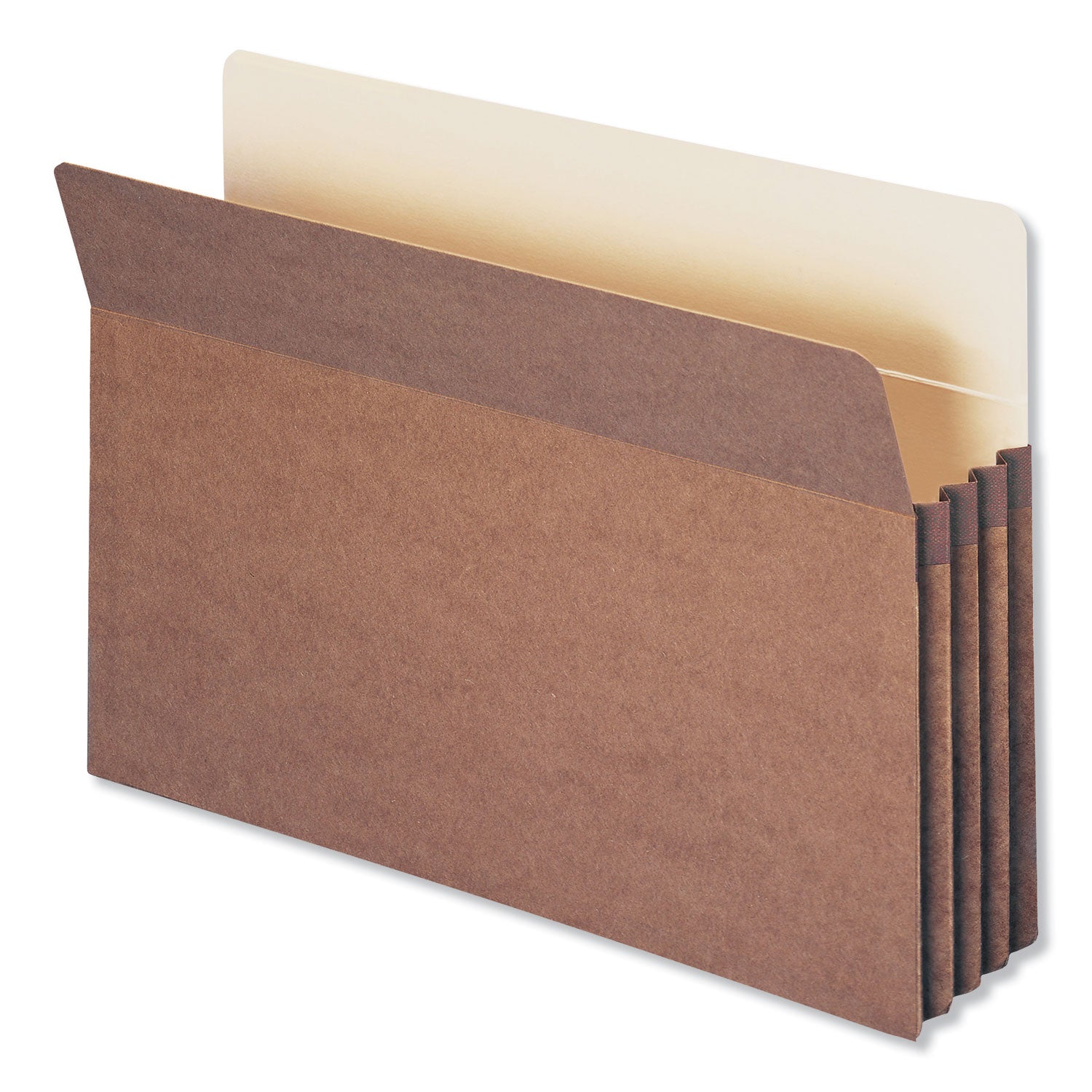 Smead Straight Tab Cut Legal Recycled File Pocket - 8 1/2" x 14" - 3 1/2" Expansion - Top Tab Location - 12.5 pt. - Redrope - Reinforced Gusset, Tear Resistant, Rounded Corner - 30% Recycled - 25 / Box