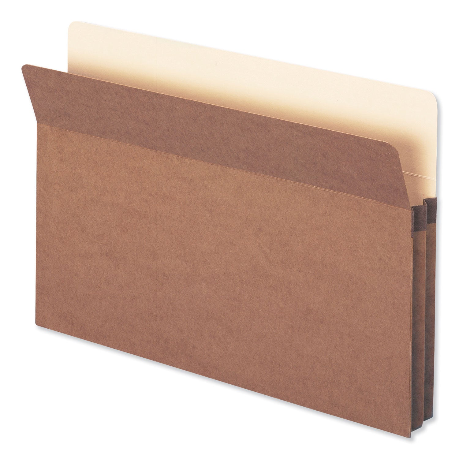 Smead Straight Tab Cut Legal Recycled File Pocket - 8 1/2" x 14" - 1 3/4" Expansion - Top Tab Location - 12.5 pt. - Redrope - Tear Resistant, Rounded Corner, Reinforced Gusset - 30% Recycled - 25 / Box