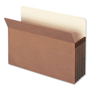 Smead Straight Tab Cut Legal Recycled File Pocket - 8 1/2" x 14" - Top Tab Location - 12.5 pt. - Redrope - Tear Resistant, Rounded Corner, Reinforced Gusset - 30% Recycled - 10 / Box