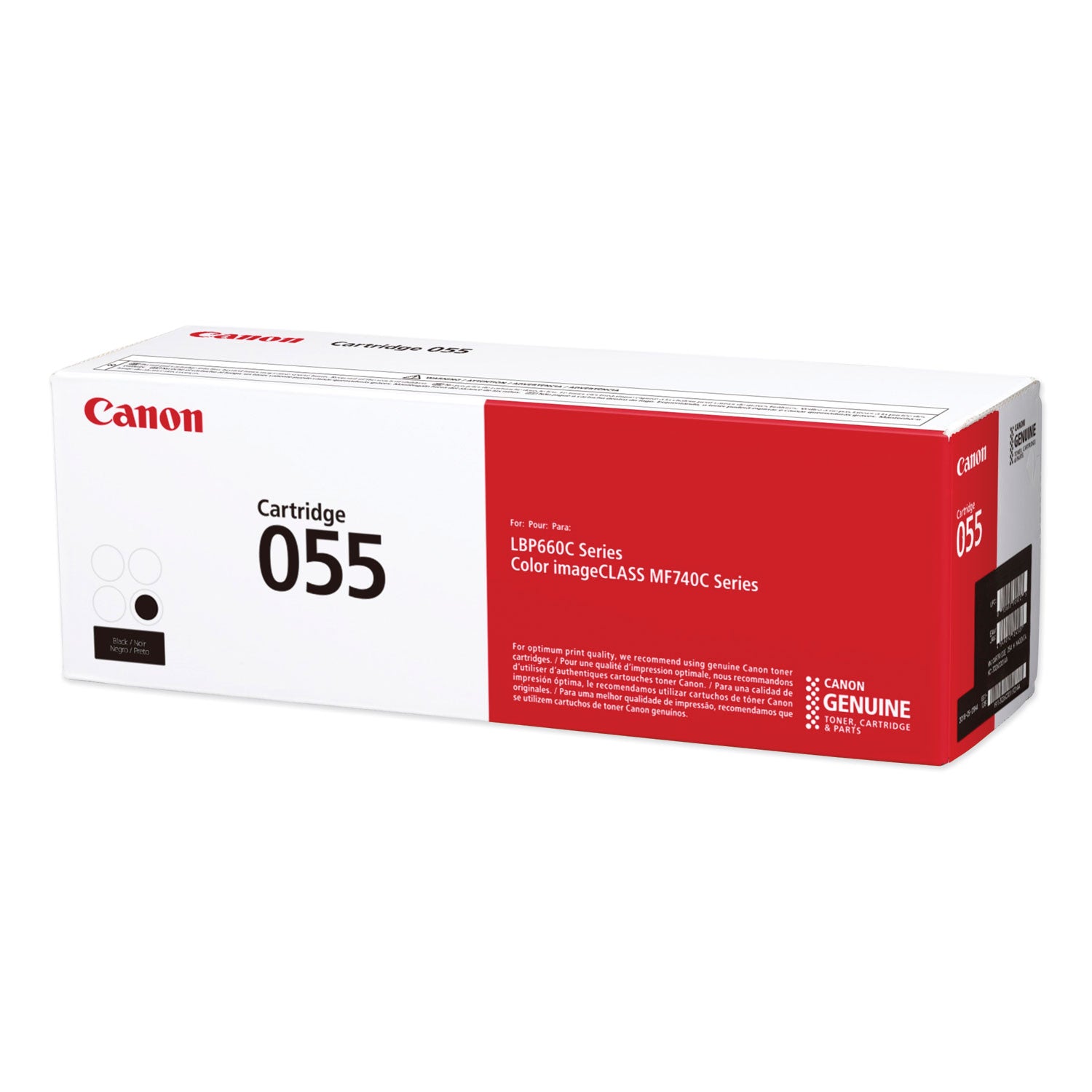 Canon 055 Original Laser Toner Cartridge - Black - 1 Pack