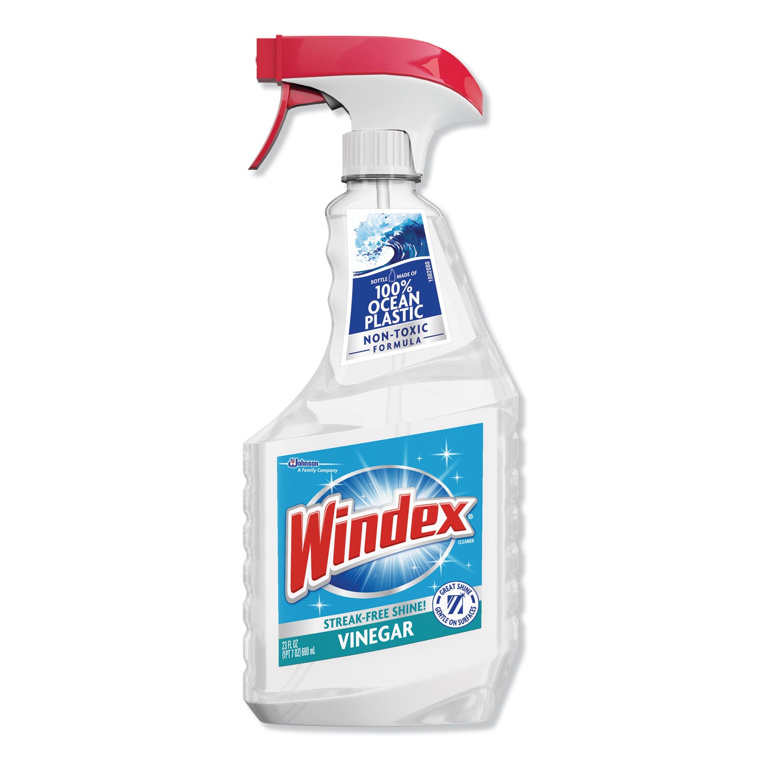 23 fl oz (0.7 quart) - Clean & Fresh Scent - Ammonia-free, Streak-free, Versatile - Clear - 1 Each