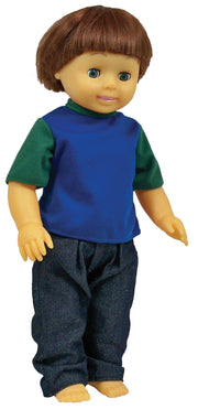 Caucasian Boy Doll, 16"