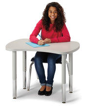 Berries® Collaborative Bowtie Table - 24" X 35" - Freckled Gray/Gray