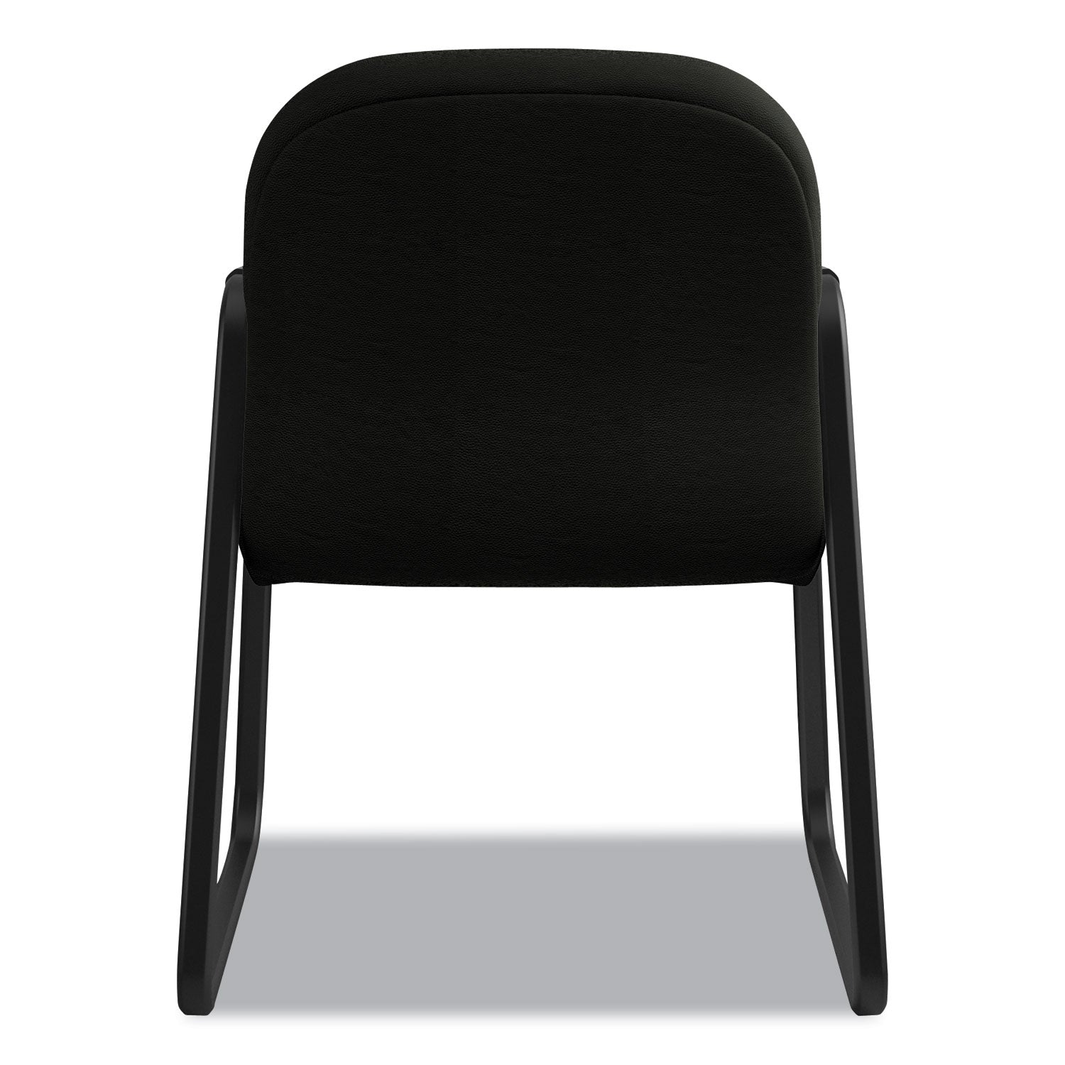 Black Seat Color - Leather Seat Material - Fiber Back Material - Black Frame Color - Sled Base - 1 Each