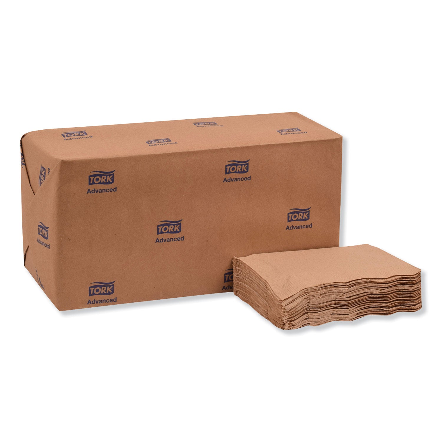 Advanced Masterfold Dispenser Napkin, 1-Ply, 12" X 17", Natural, 500/pk, 12pk/ct