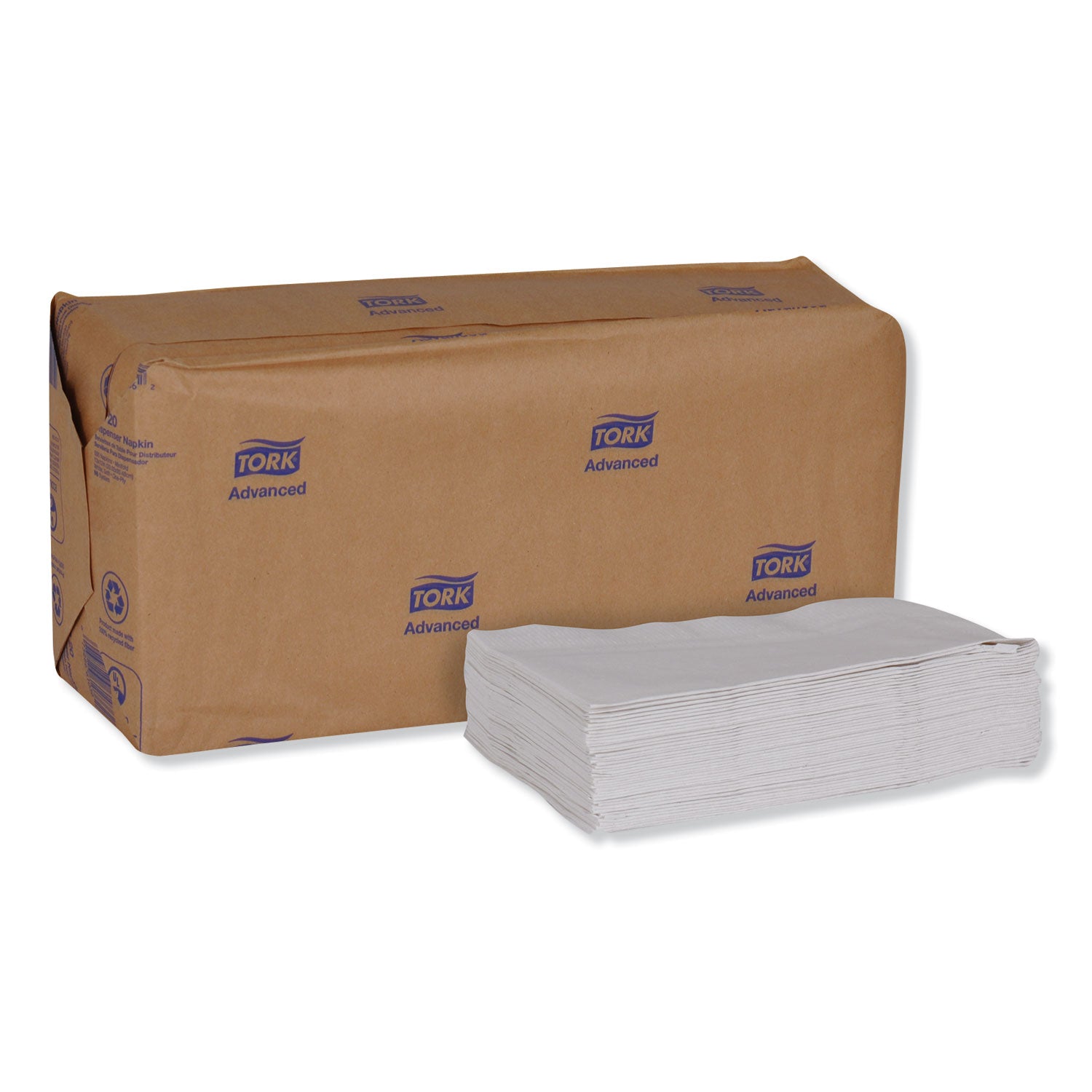 Advanced Soft Minifold Dispenser Napkins, 1-Ply,13" X 12", White, 6000/ct